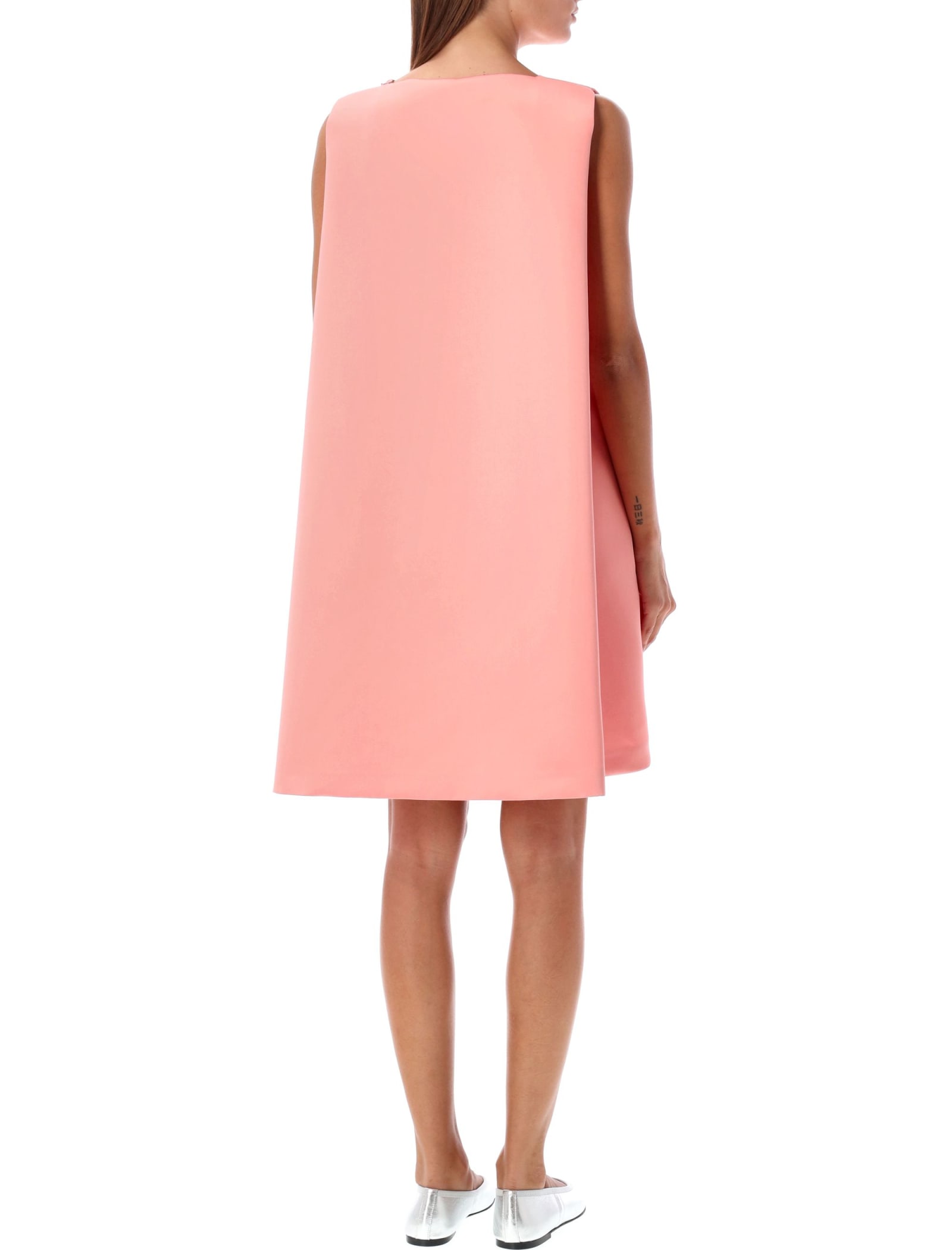 Shop Philosophy Di Lorenzo Serafini Mini Duchesse Dress In Rosa