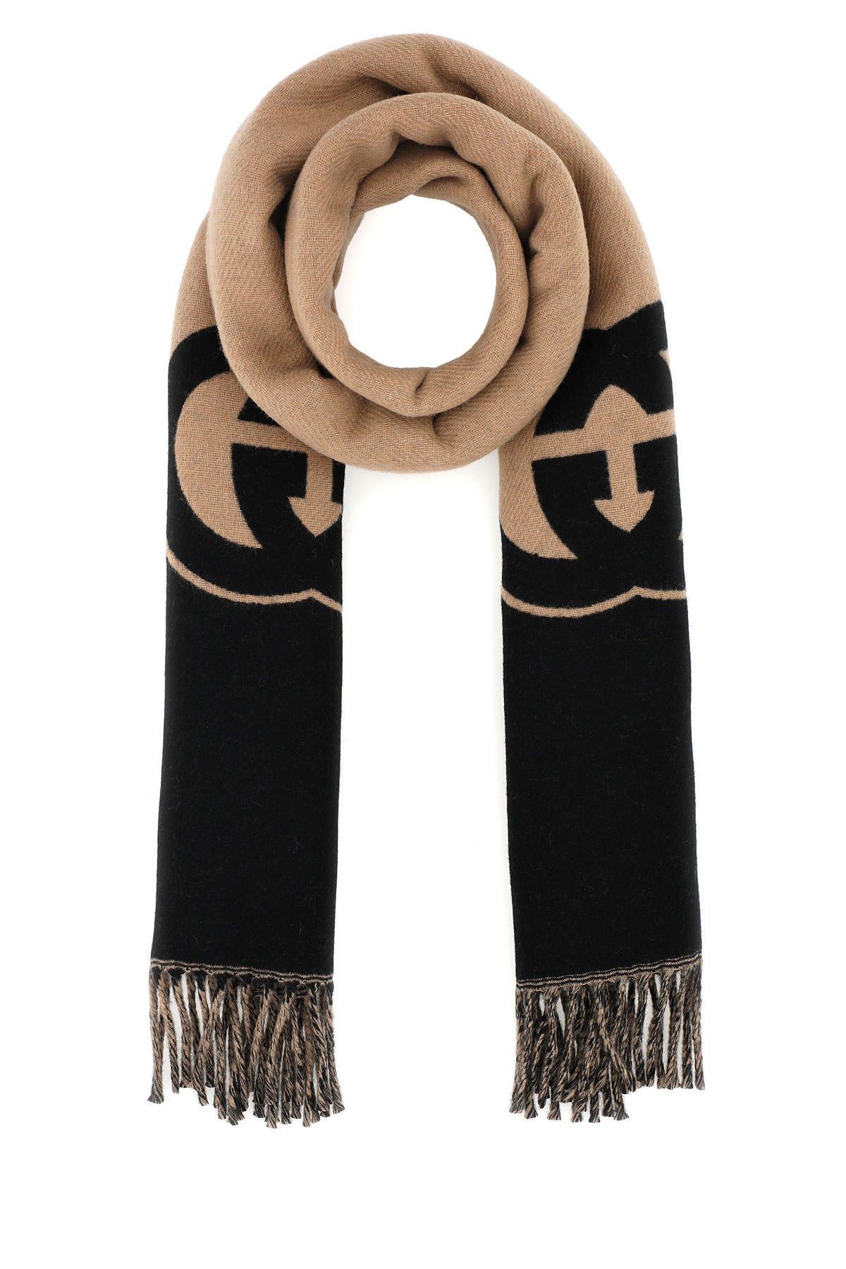 Two-tone Wool Blend Scarf