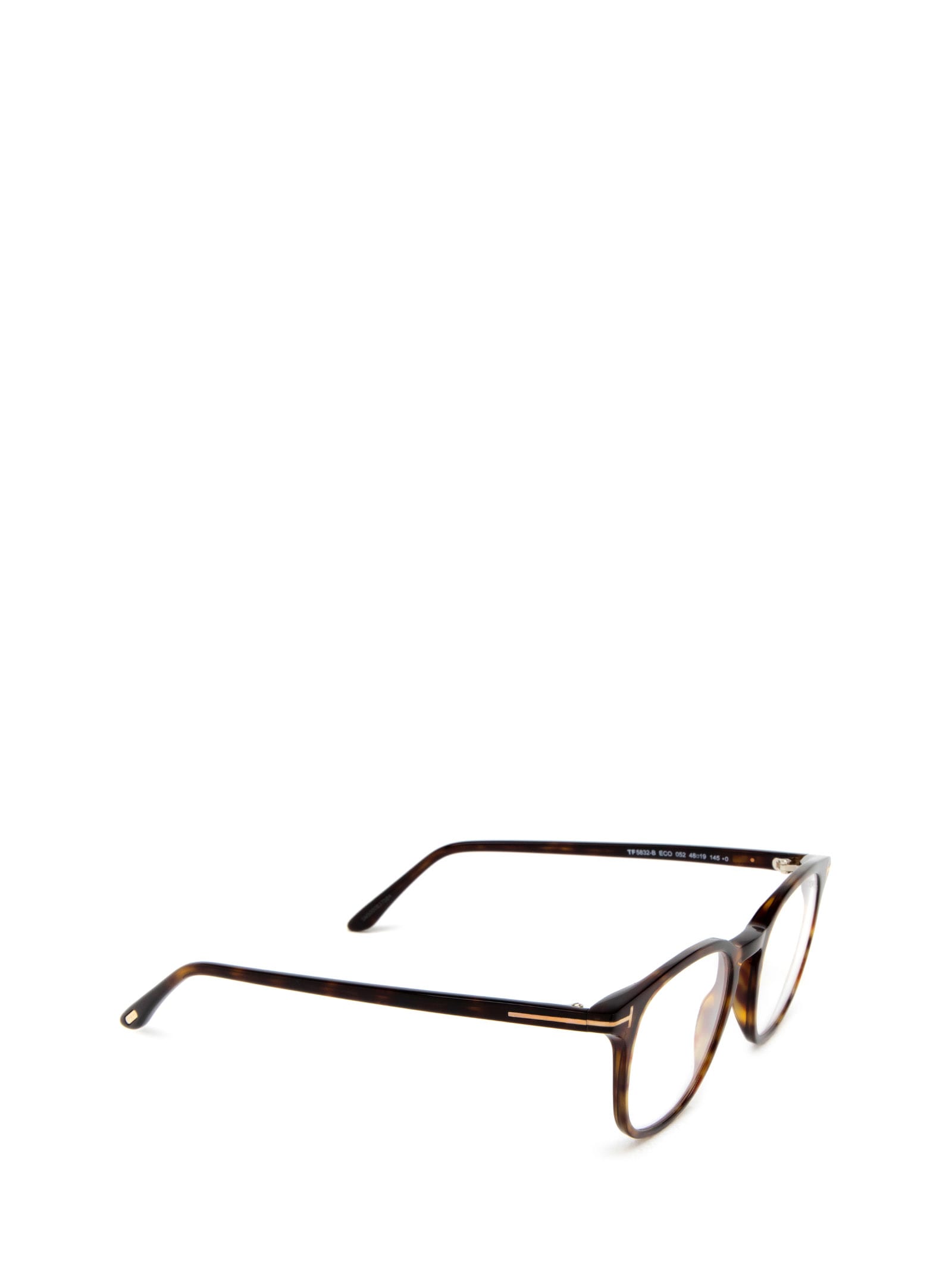 Shop Tom Ford Ft5832-b Dark Havana Glasses