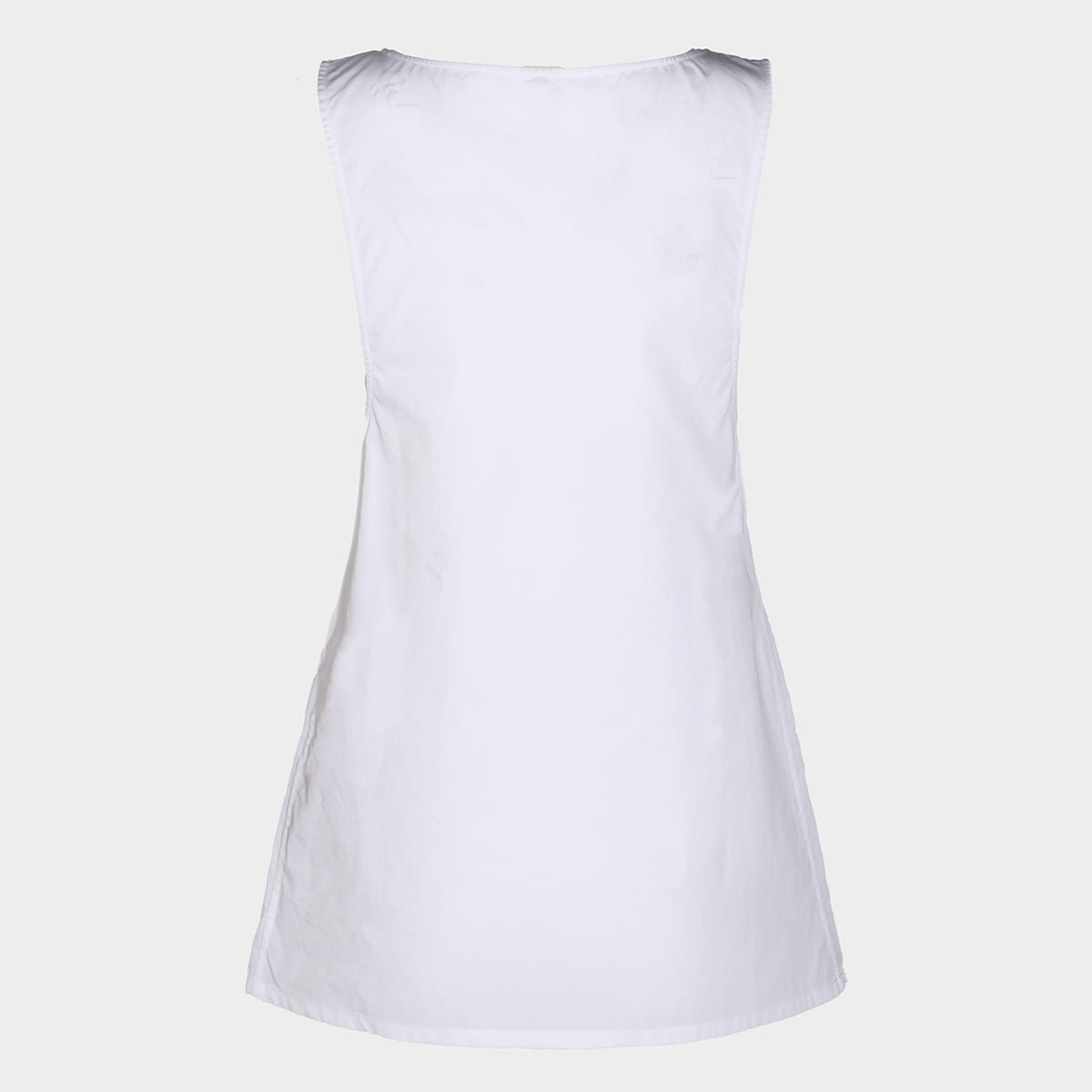 Shop Saint Laurent White Cotton Top