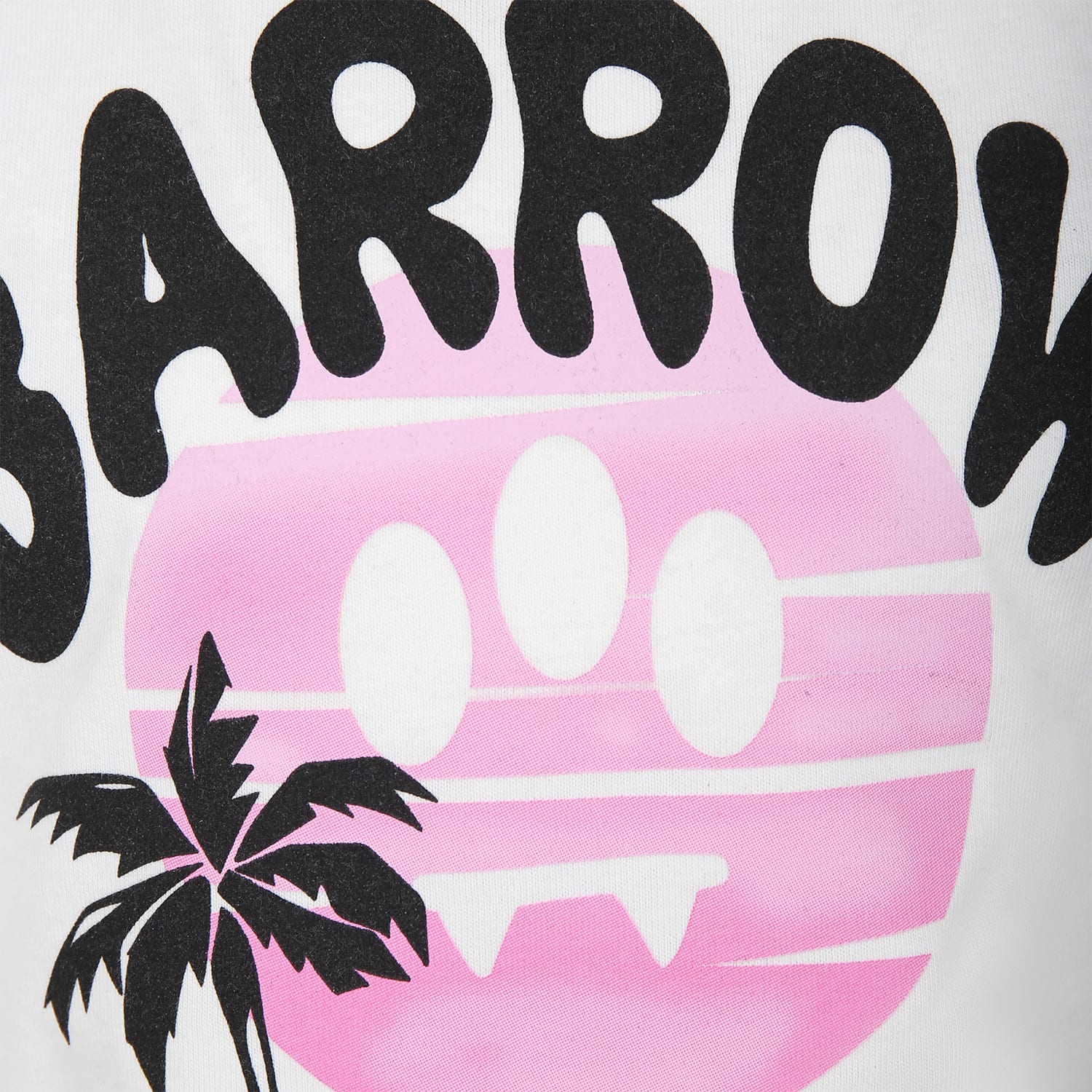 Shop Barrow White T-shirt For Girl With Logo