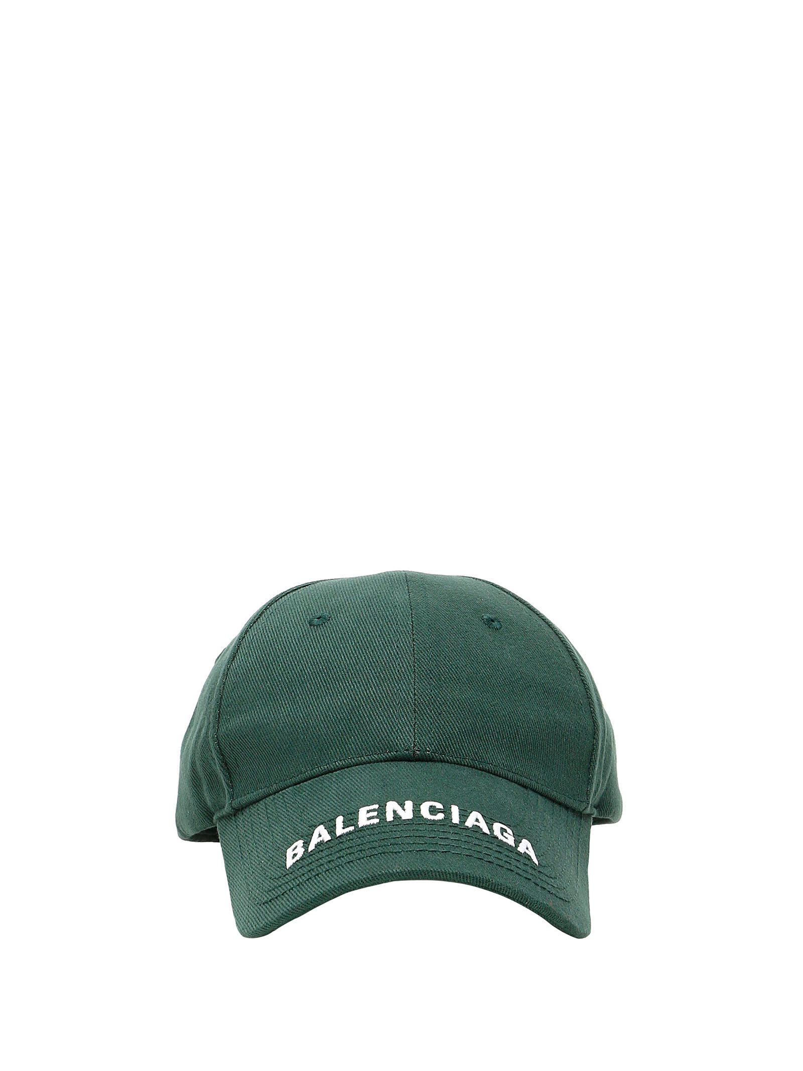 BALENCIAGA GREEN BASEBALL LOGO CAP,11284105