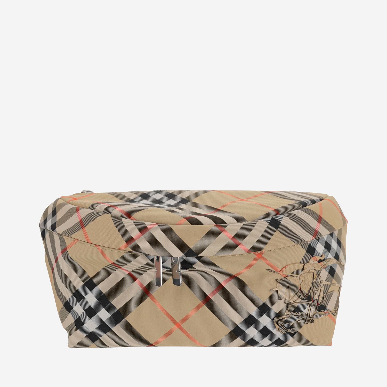 Burberry Technical Fabric Belt Bag In Red
