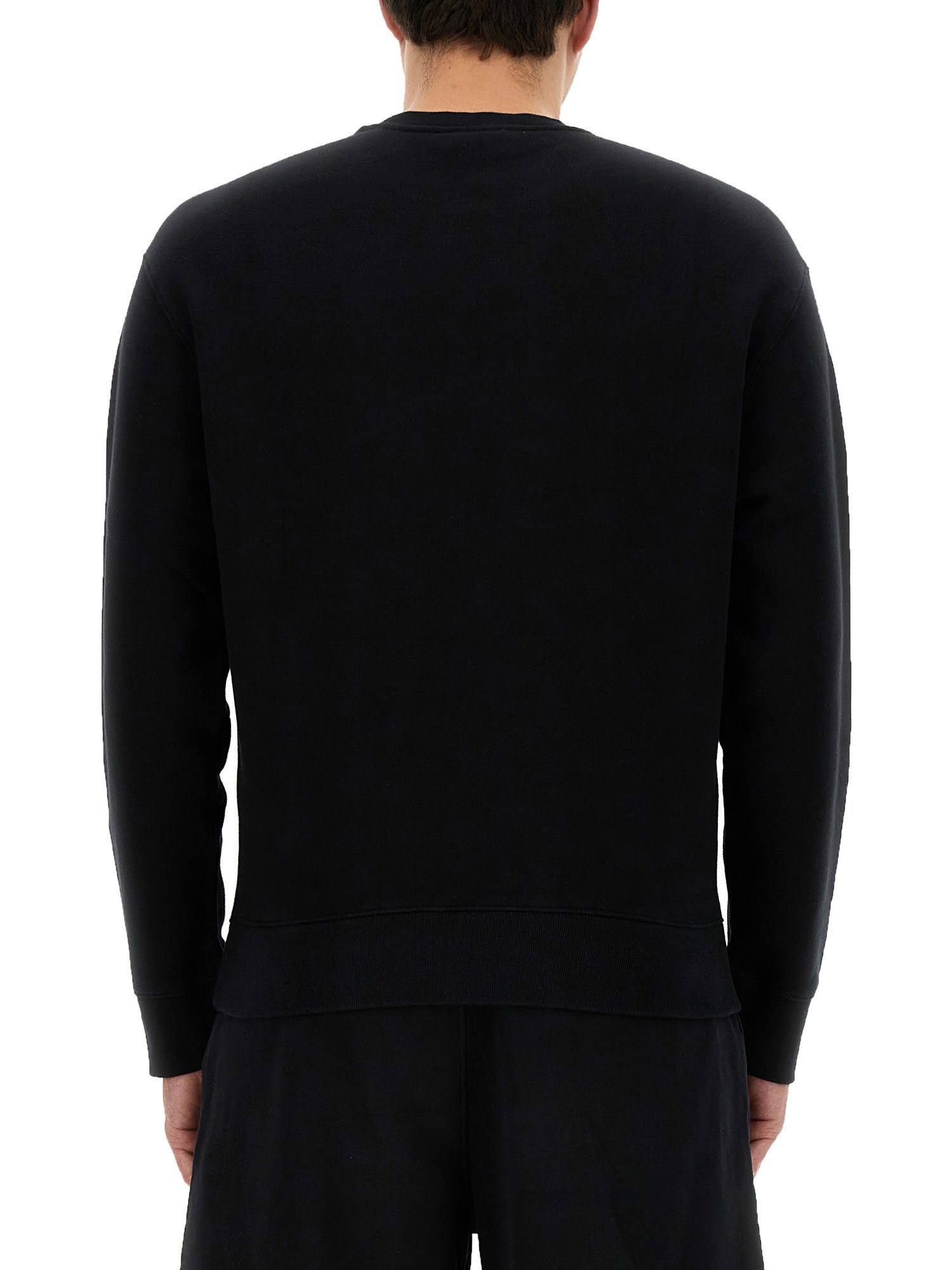 Shop Maison Kitsuné Sweatshirt With Logo In Black