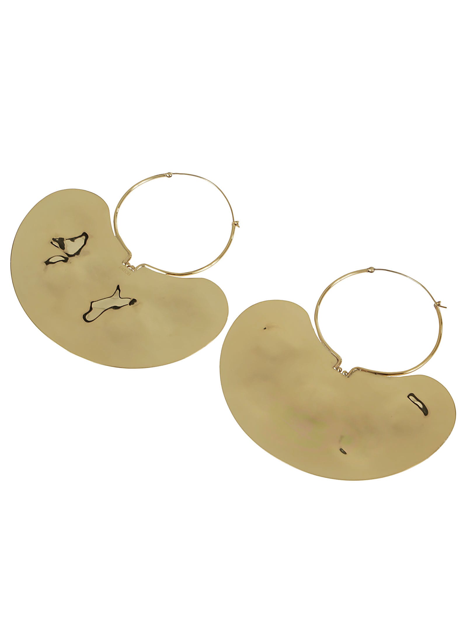 Shop Patou Iconic Large Hoop Earring In G Gold
