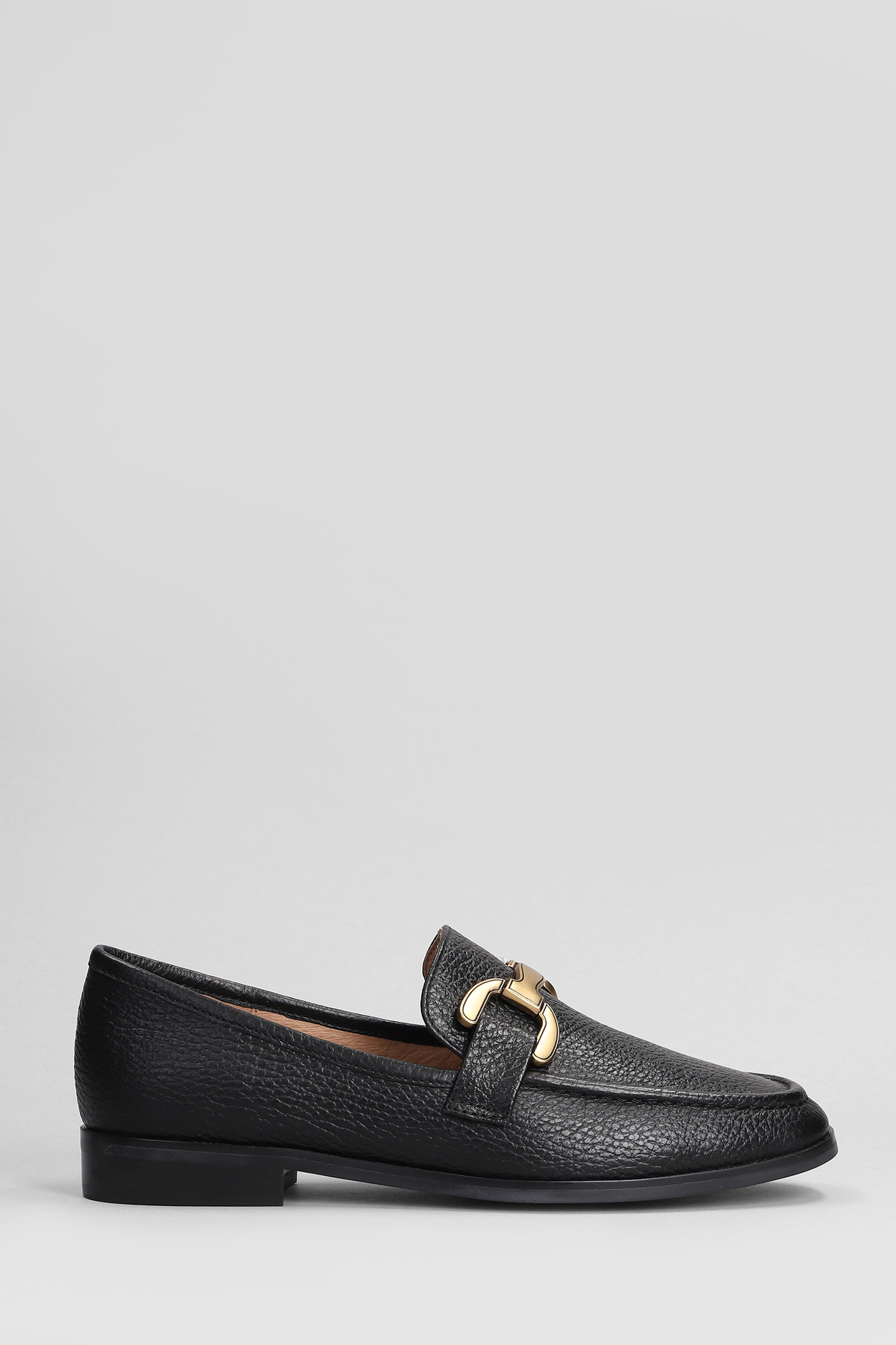 Vela Loafer Loafers In Black Leather