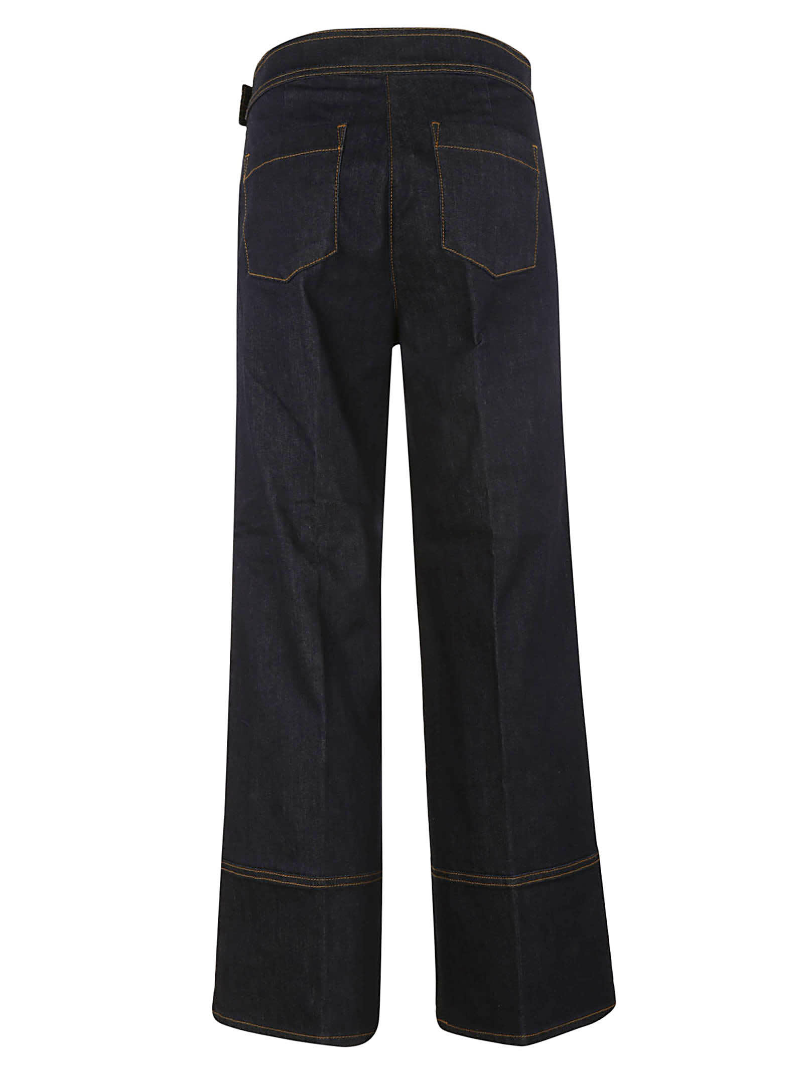Tory Burch Tory Burch Wide Leg Denim Jeans - Blue - 10983087 | italist