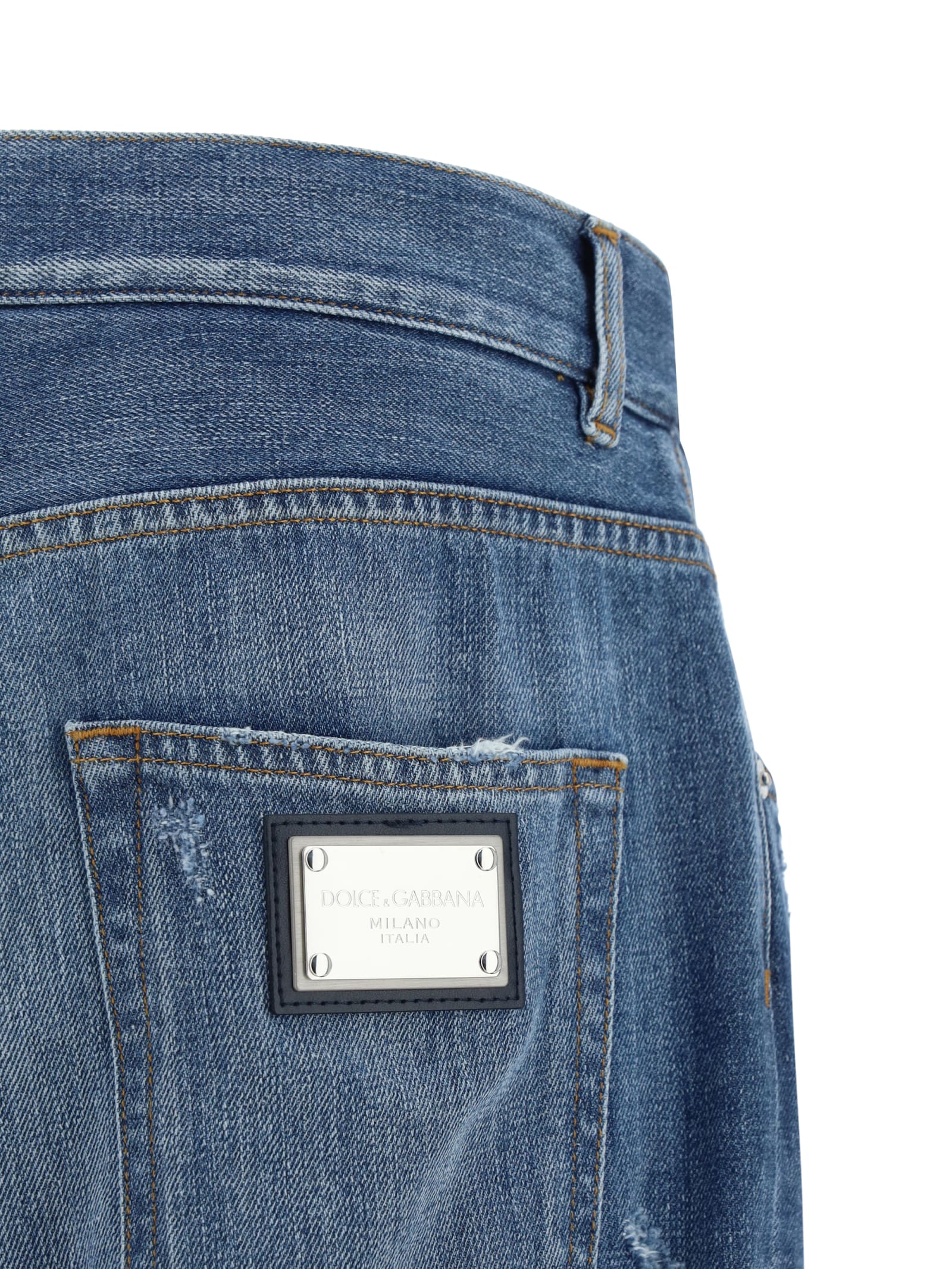 Shop Dolce & Gabbana Jeans In Variante Abbinata