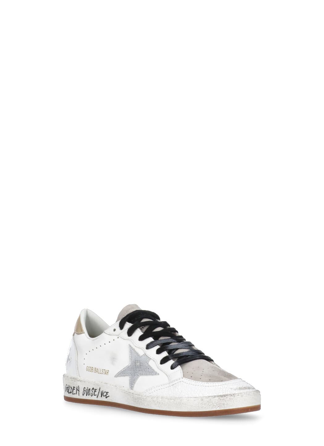 Shop Golden Goose Ball Star Sneakers In White