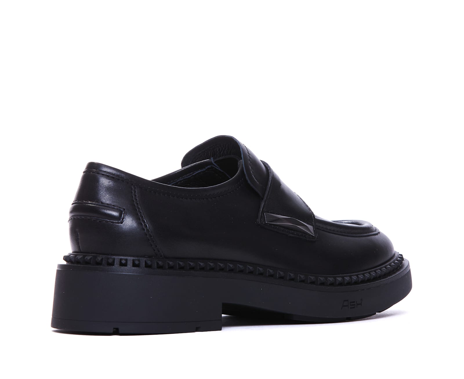 Shop Ash Medusa Loafers In Black