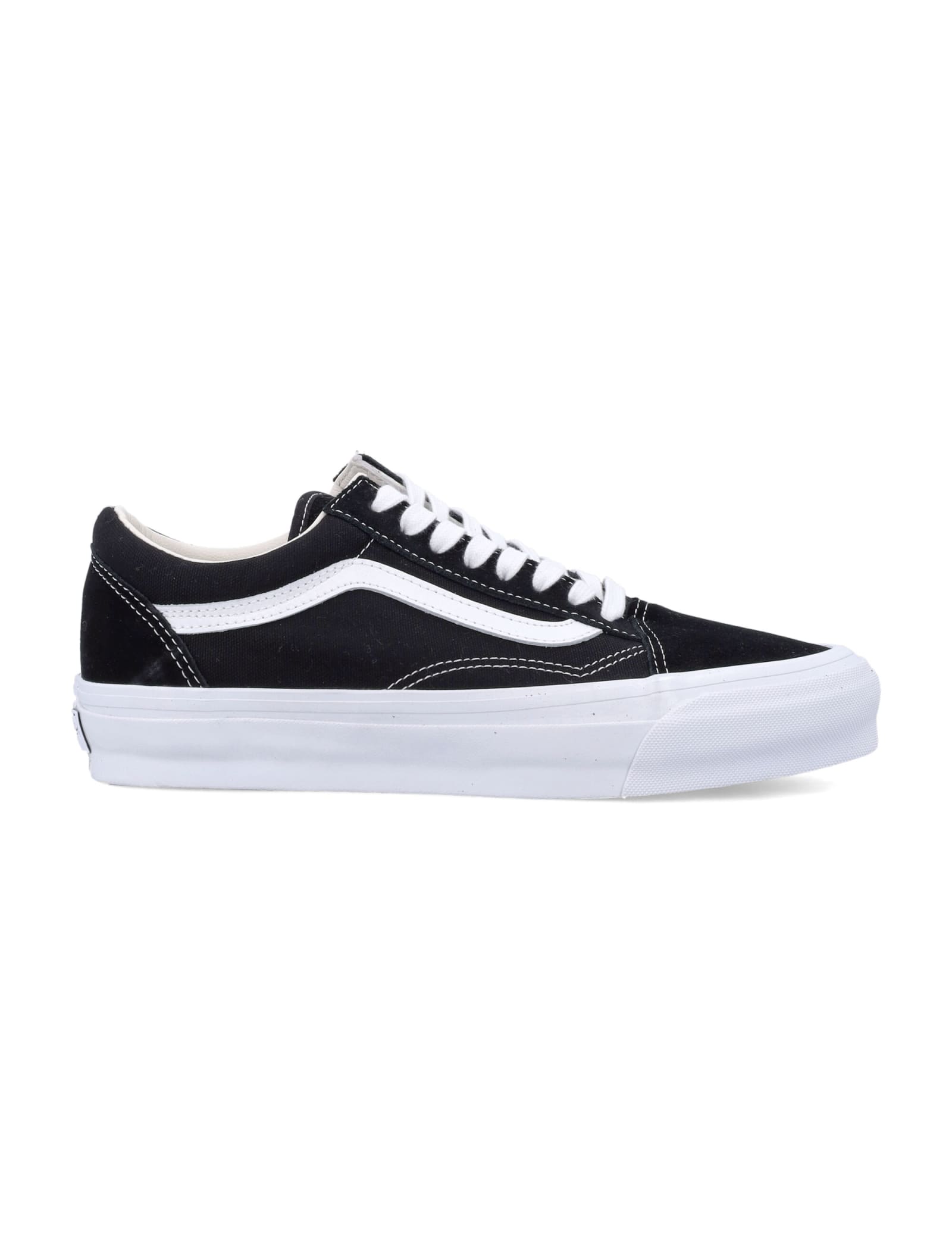 Vans Black Canvas Old Skool Shoes In Multi