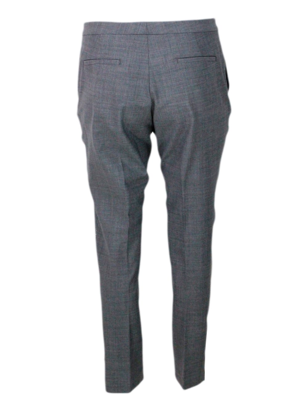 Fabiana Filippi Wool Blend Pants In Gray