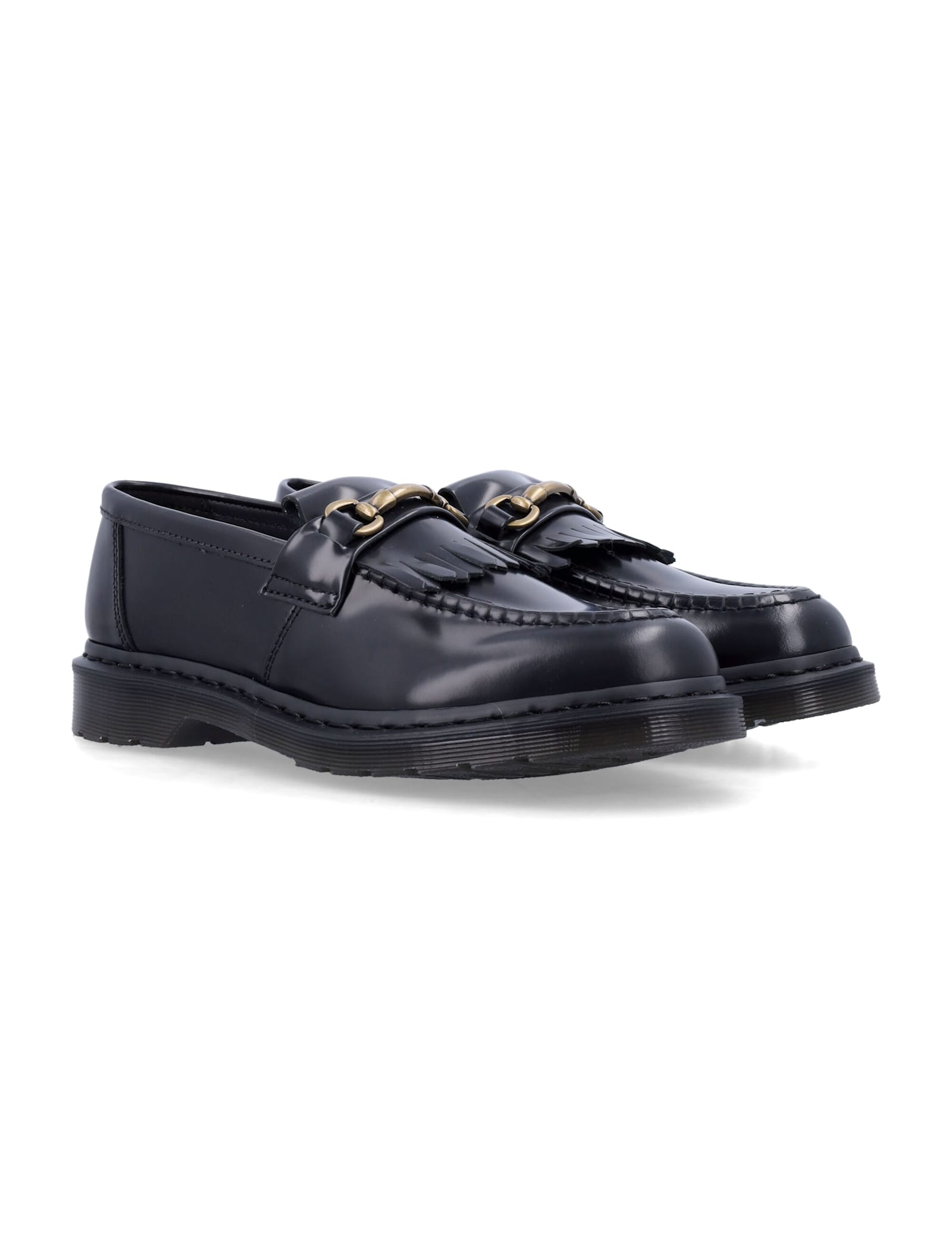 Shop Dr. Martens' Adrian Snaffle Loafers In Black