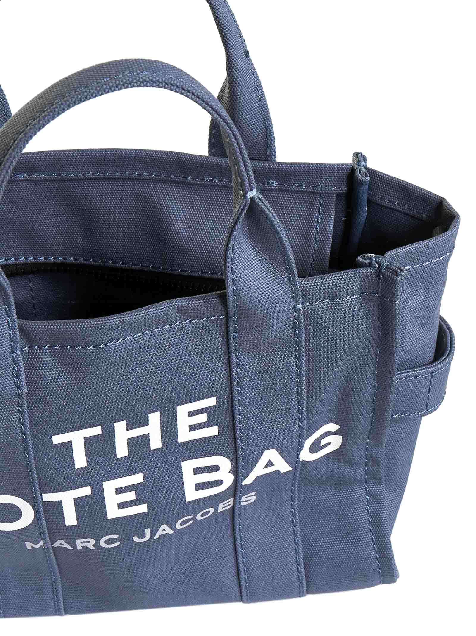 Marc Jacobs The Small Canvas Tote Bag In Blue Shadow