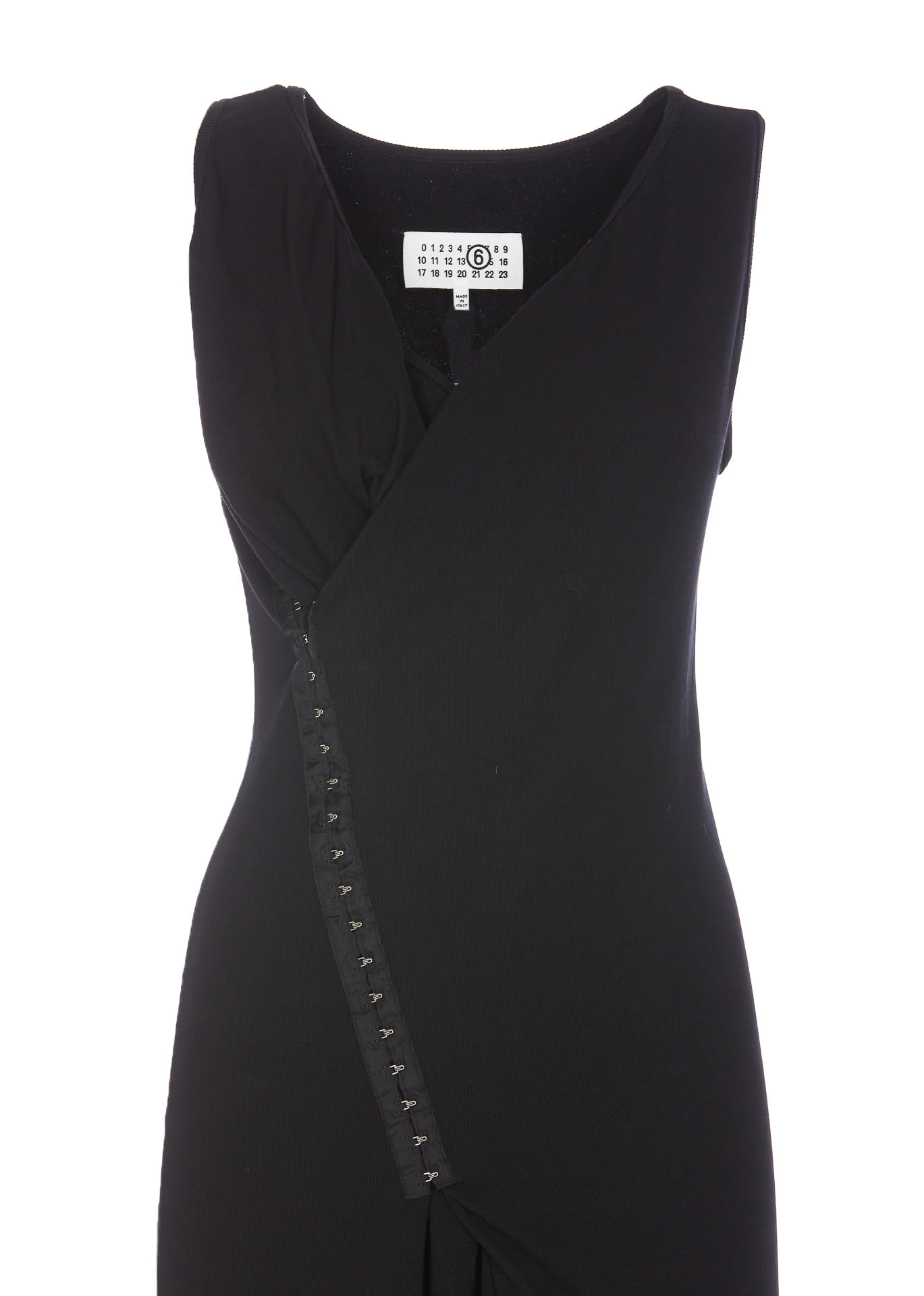 Shop Mm6 Maison Margiela Dress In Black