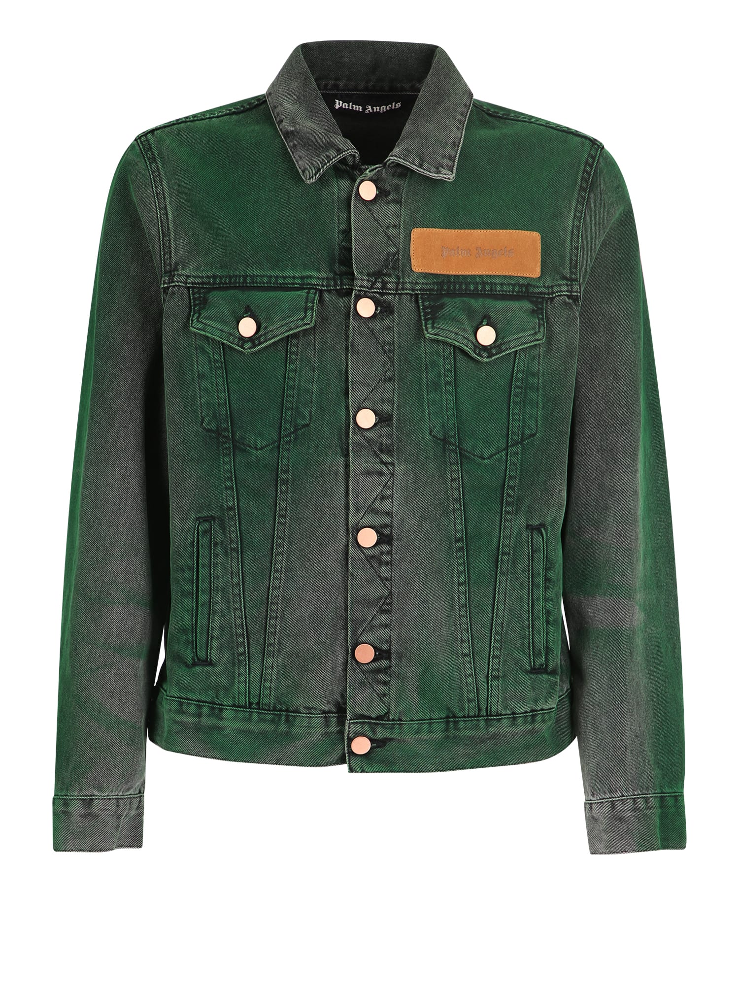 PALM ANGELS PRINTED JACKET,PMYE003S21 DEN001 5518