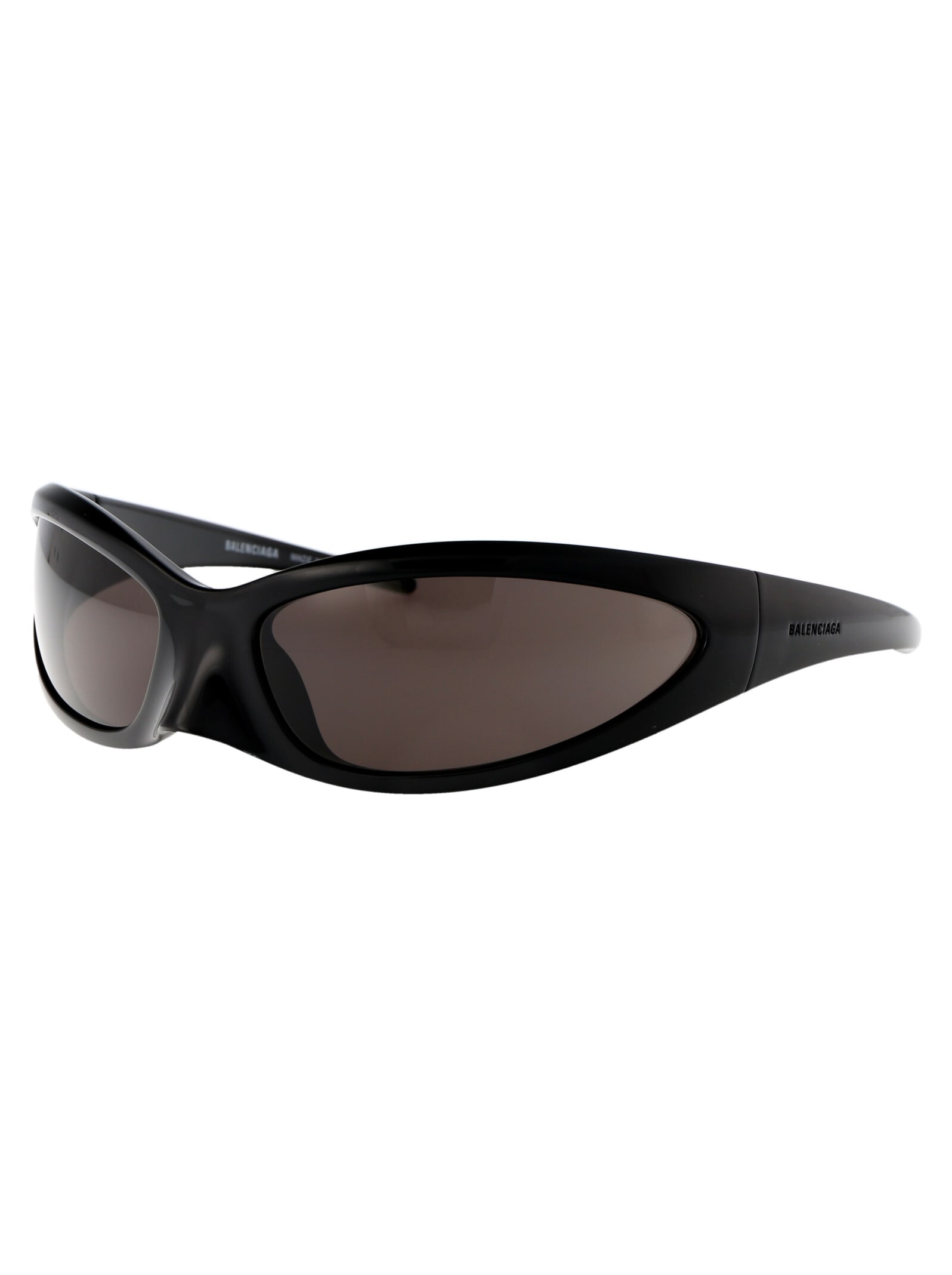 Shop Balenciaga Bb0251s Sunglasses In 001 Black Black Grey