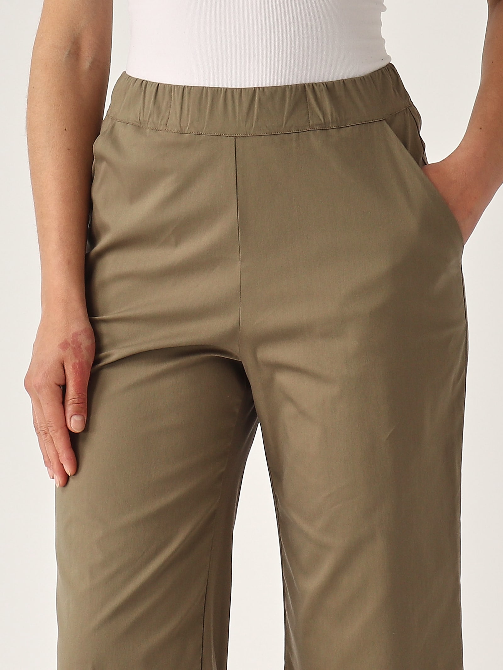 Gran Sasso Pantalone Trombetta Trousers In Brown