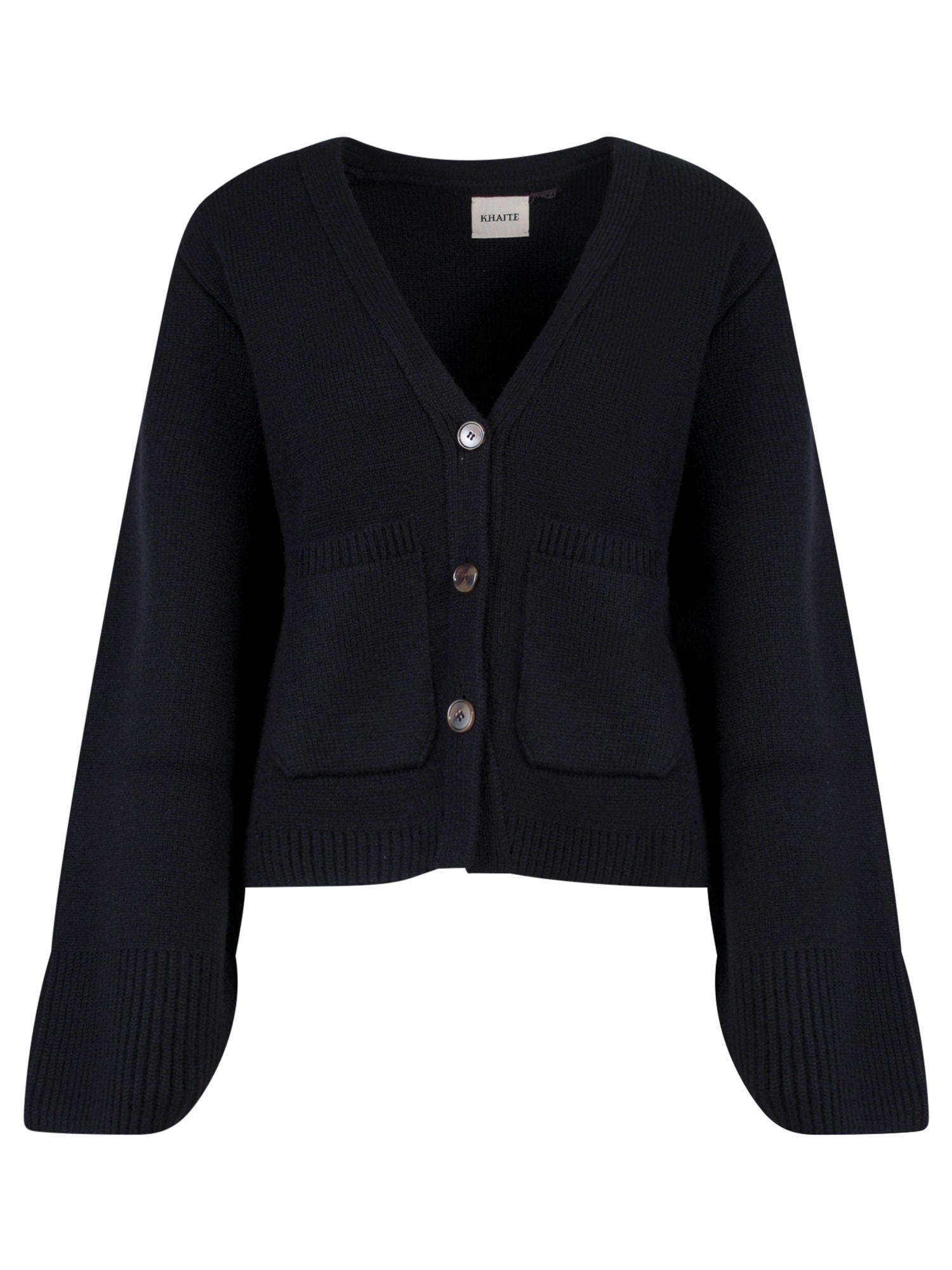 Shop Khaite Cardigan In Black