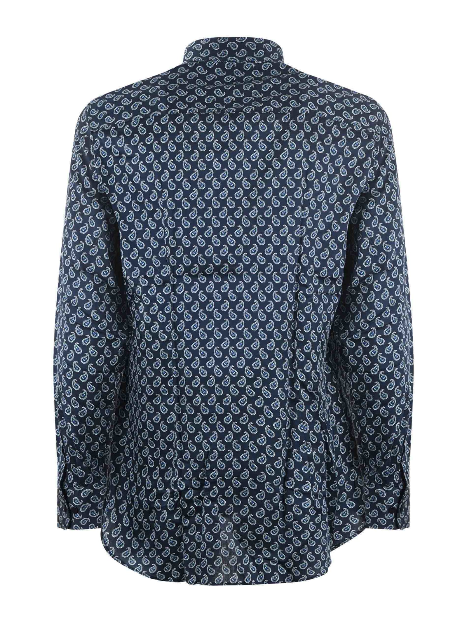 Shop Etro Shirt In Blue