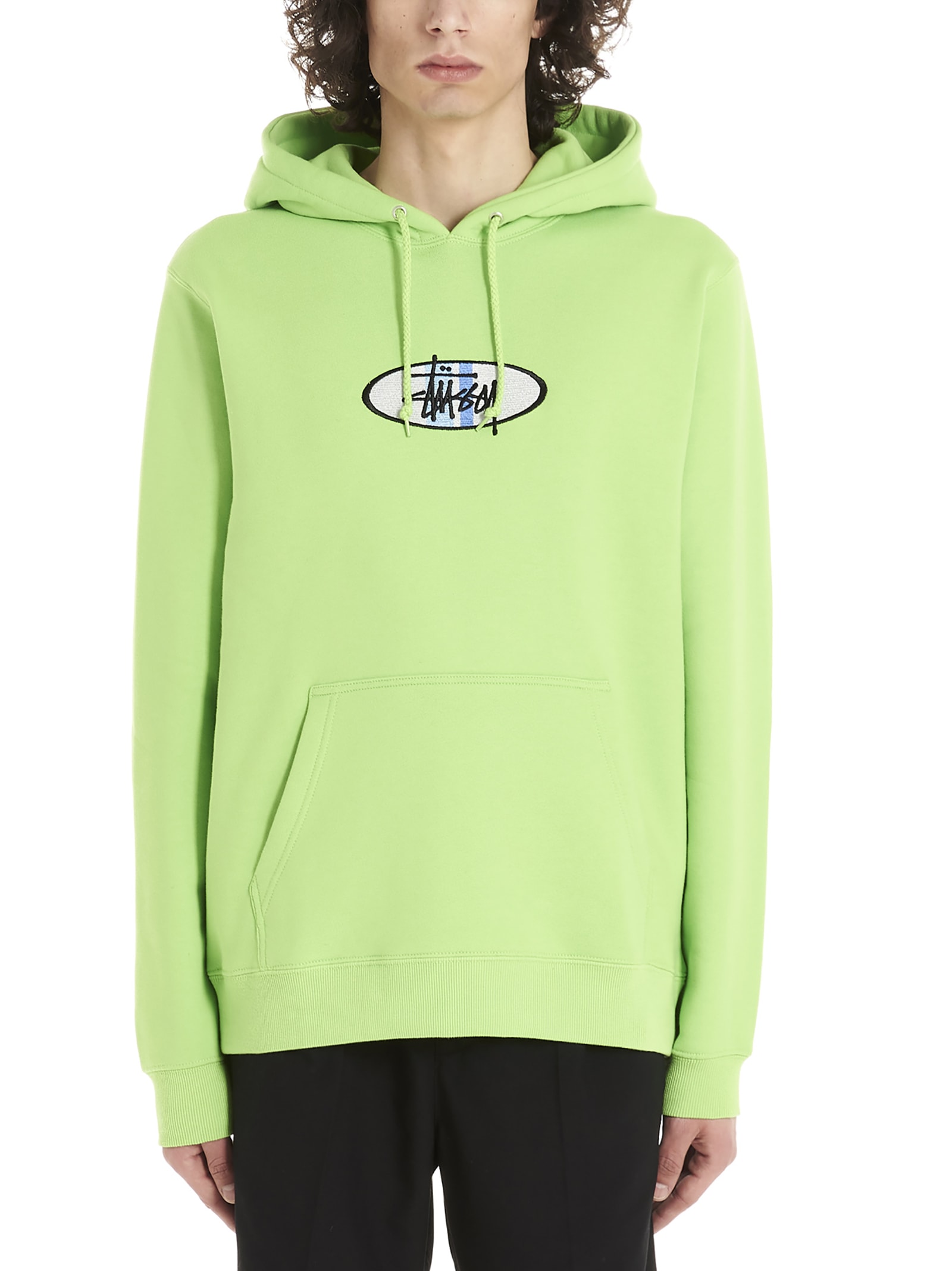 stussy hoodie green