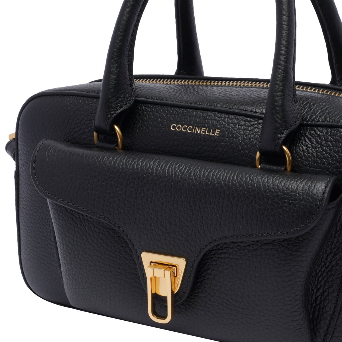 Shop Coccinelle Medium Beat Soft Handbag In Black