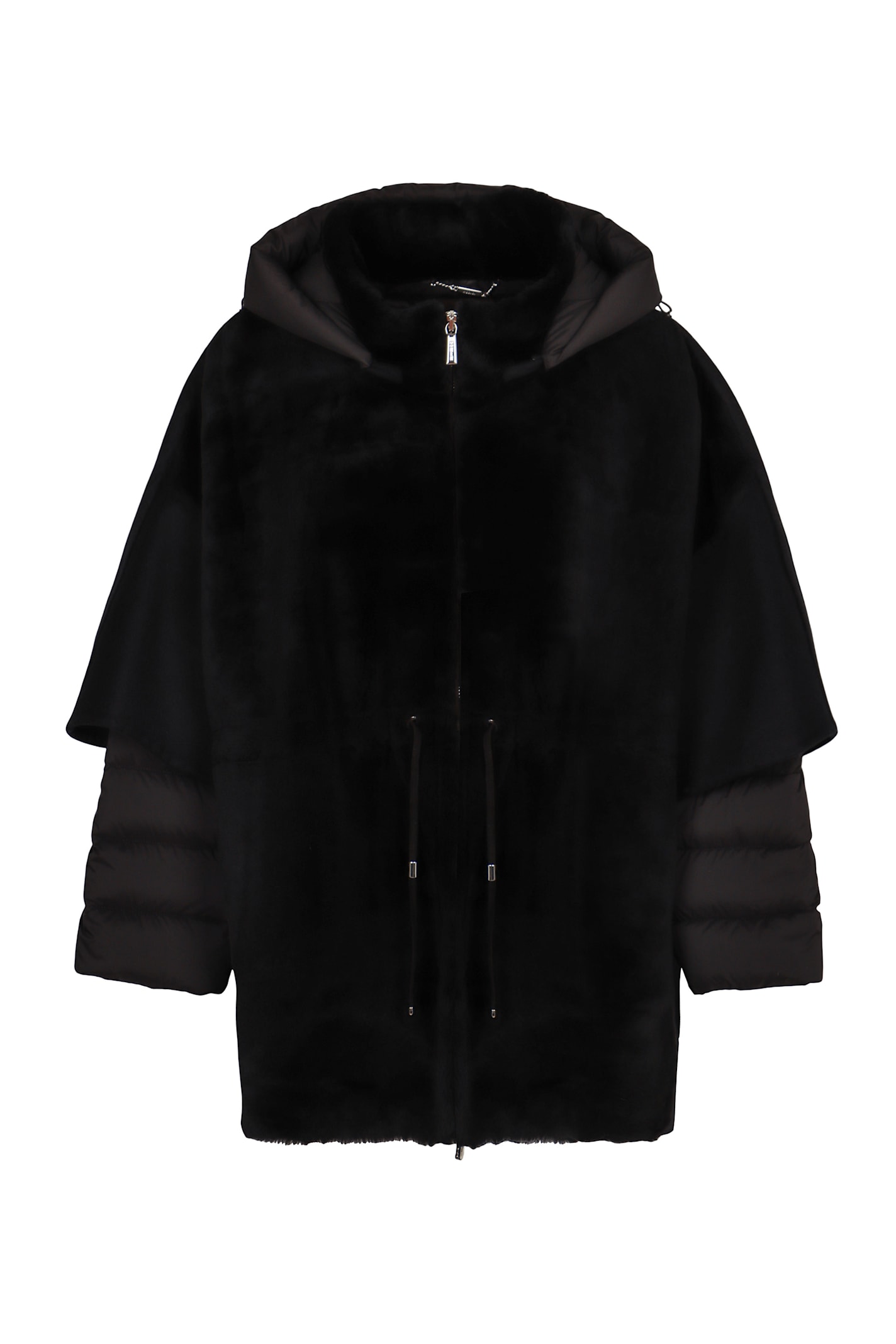 Moorer Down Jacket Modgi With Hood In Black