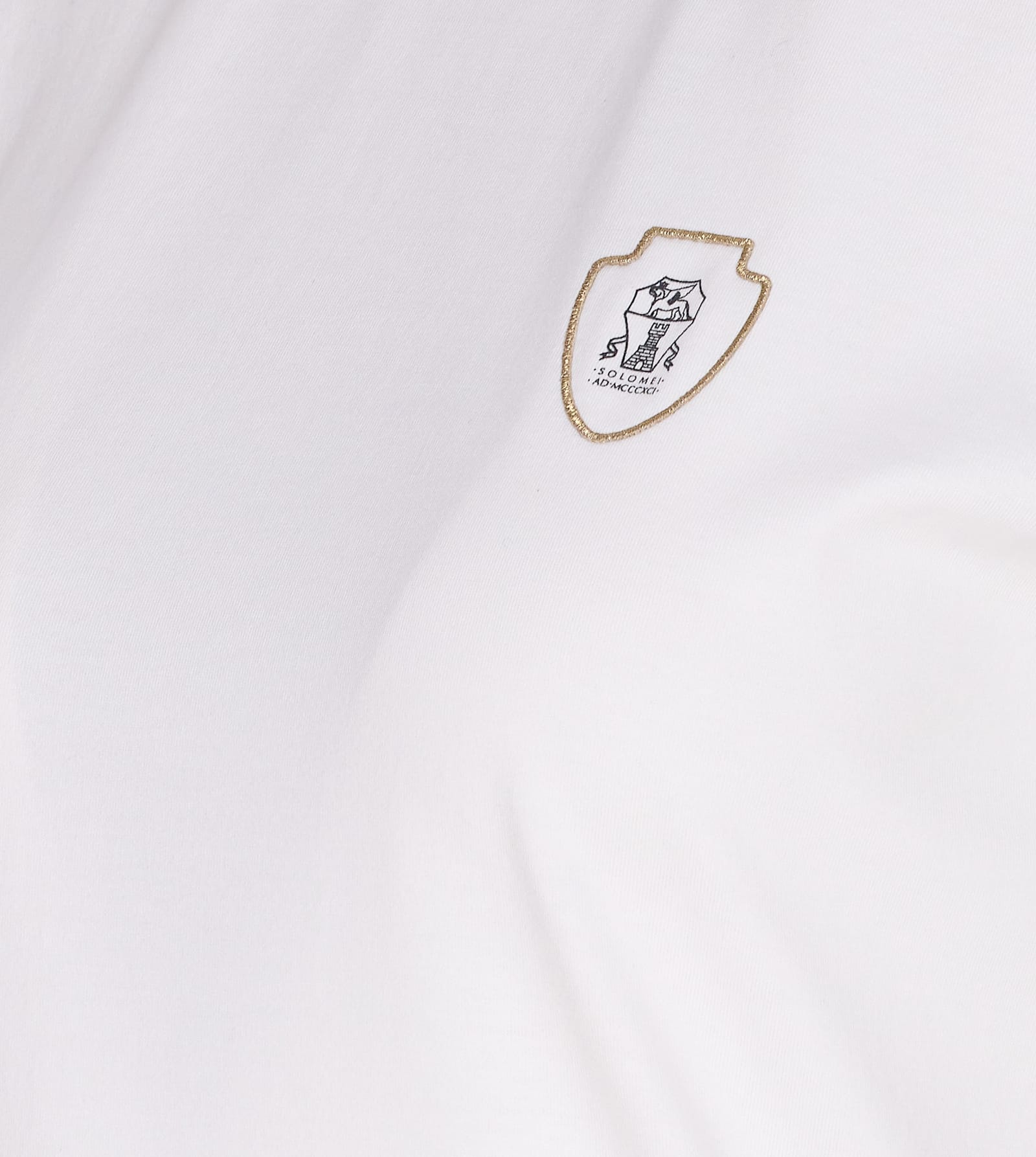 Brunello Cucinelli Logo T-shirt In White