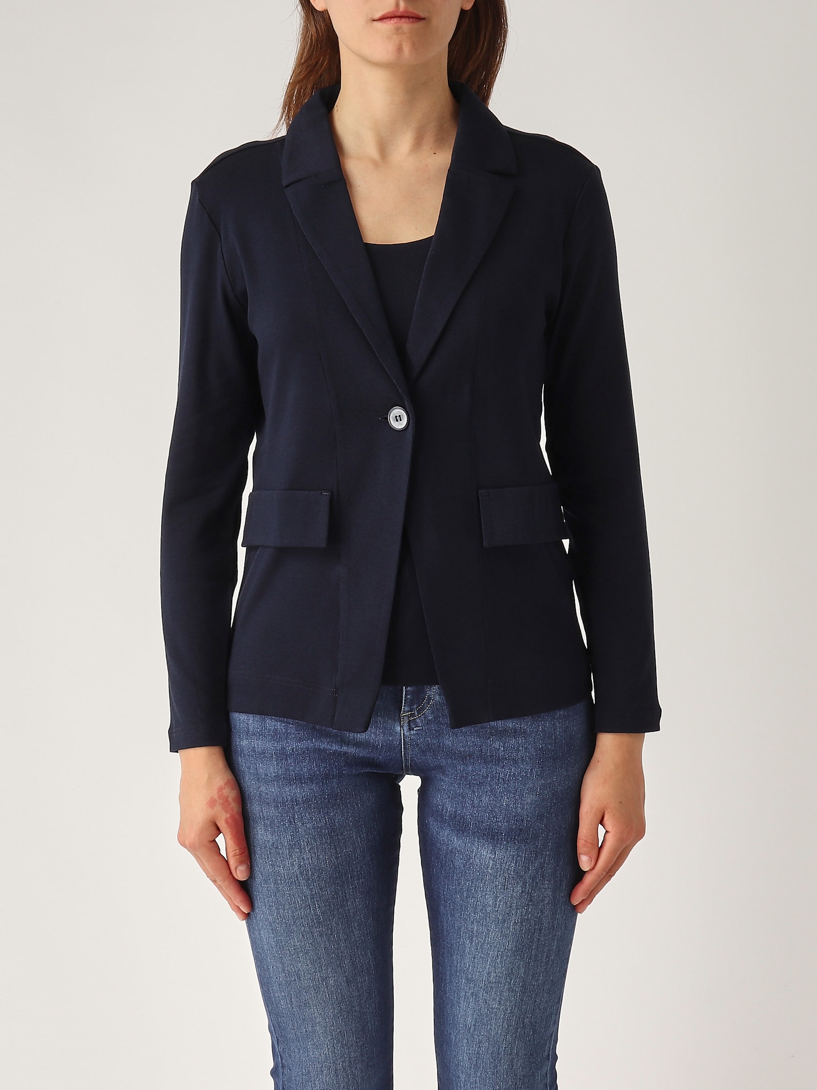 Gran Sasso Twinset Giacchina+canotta Jacket In Blue