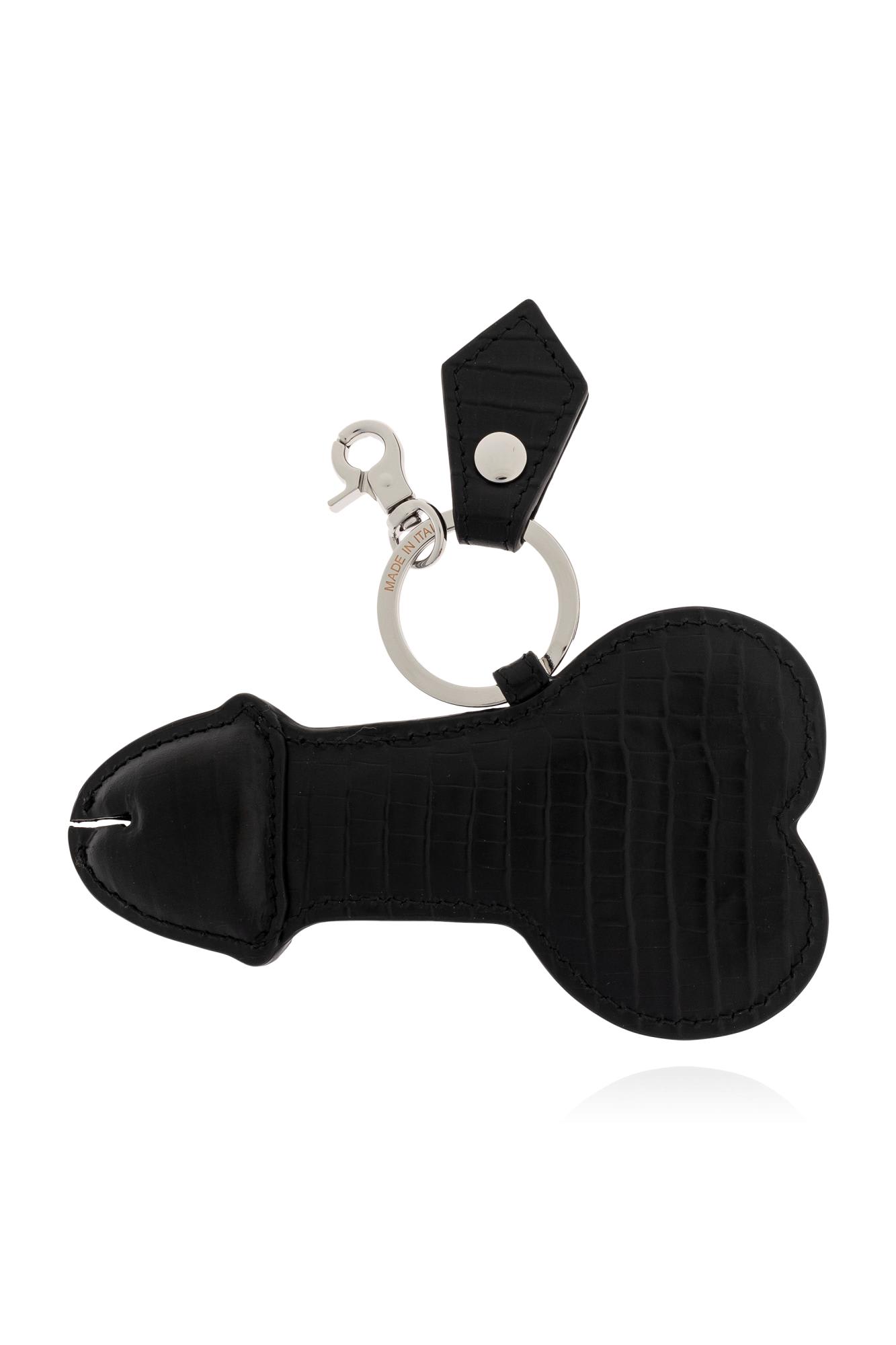 Vivienne Westwood Keychain With Logo In Black