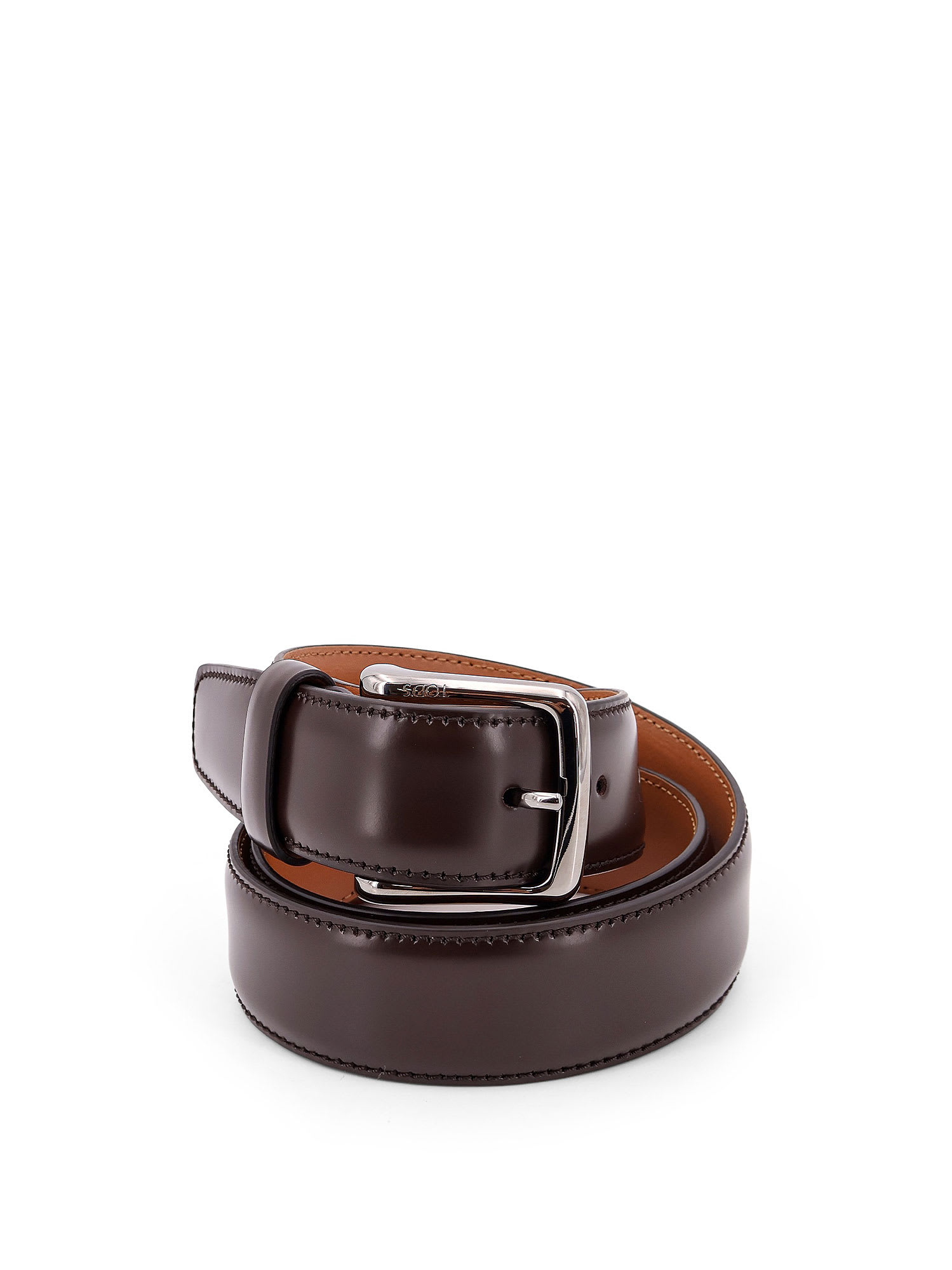 Shop Tod's New Basic Belt In Brown