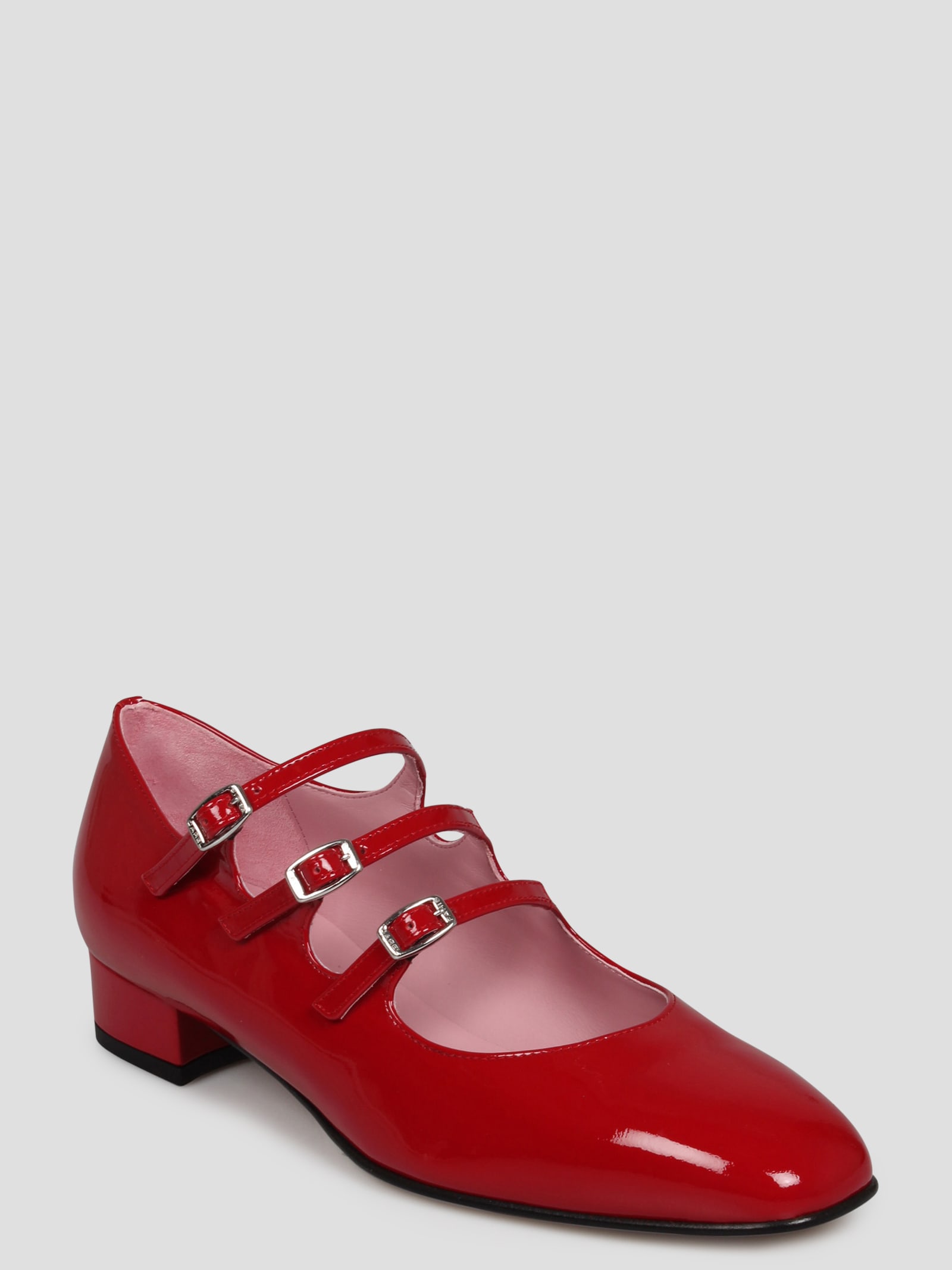 Shop Carel Ariana Mary Jane Pumps In Red