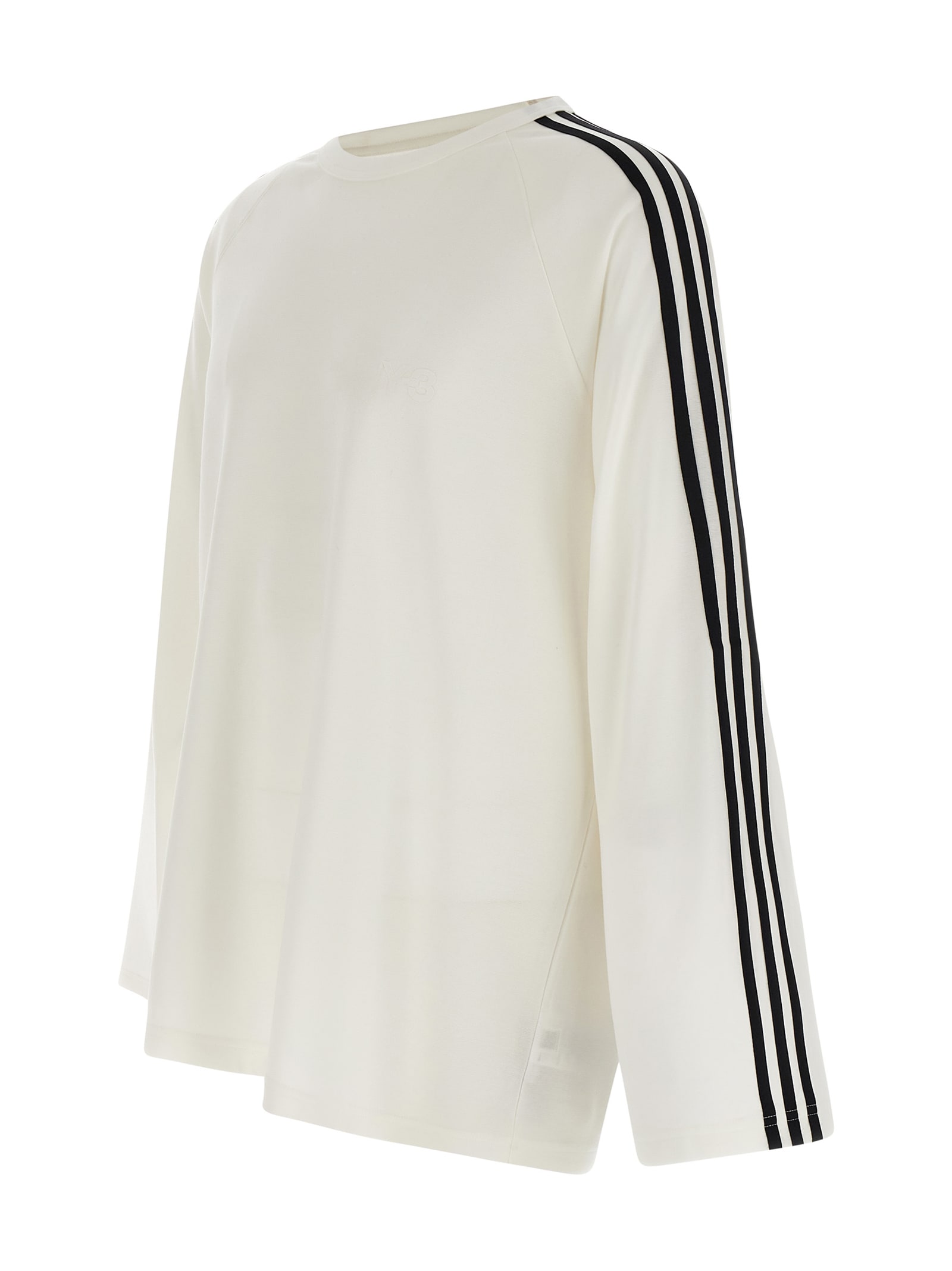 Y-3 Long Sleeve Tee 3-stripes T-shirt In Multi