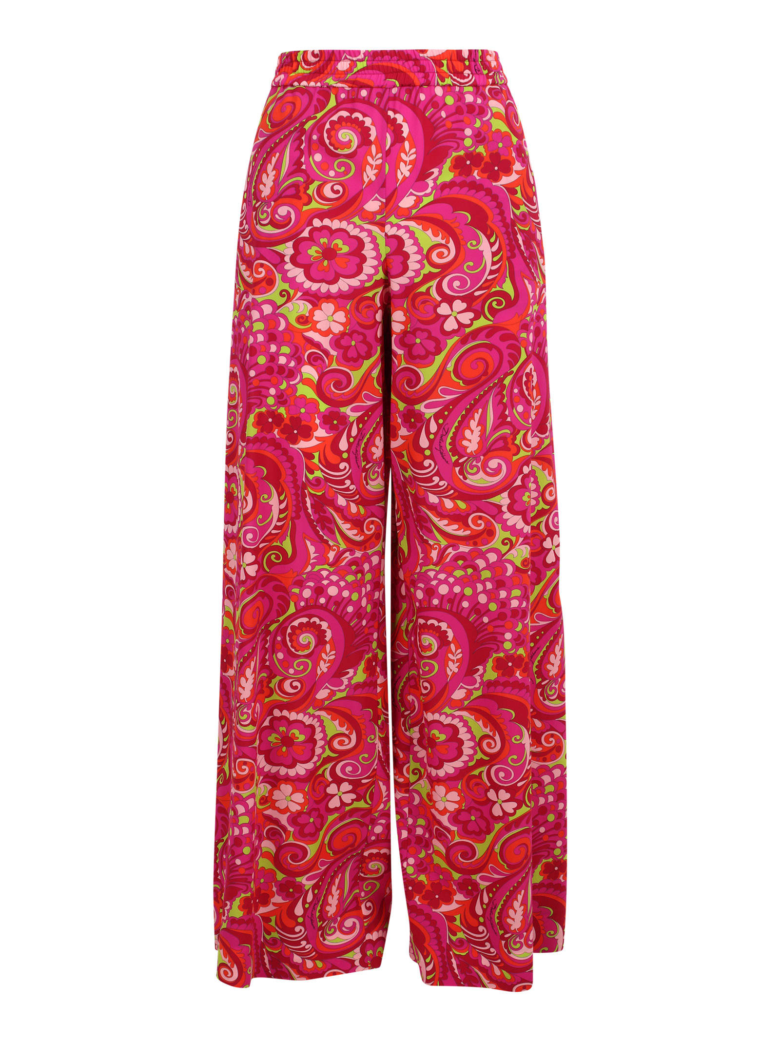 Dolce & Gabbana Paisley Print Silk Trousers