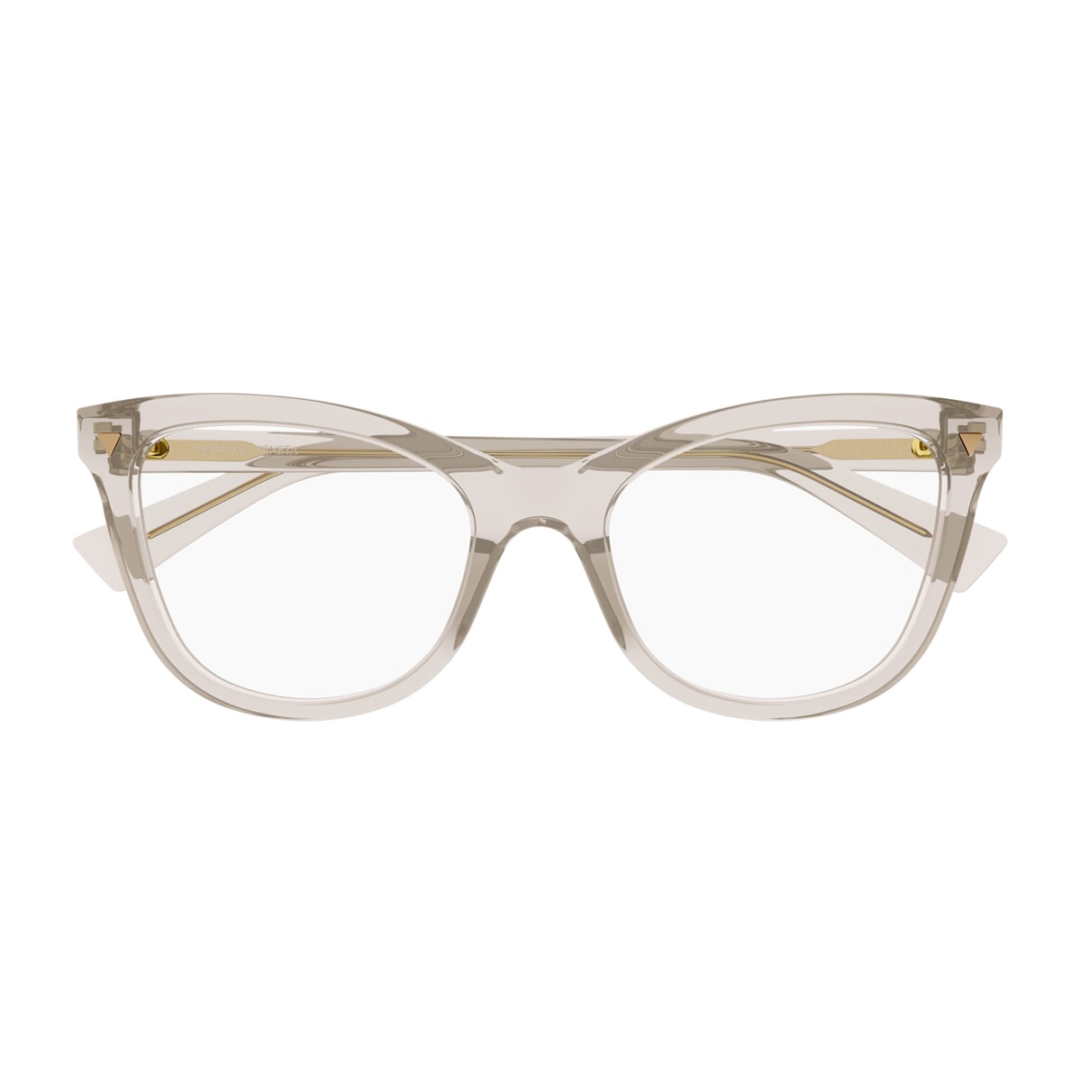 Bottega Veneta Bv1226o Linea New Classic 014 Nude Trasparent Glasses