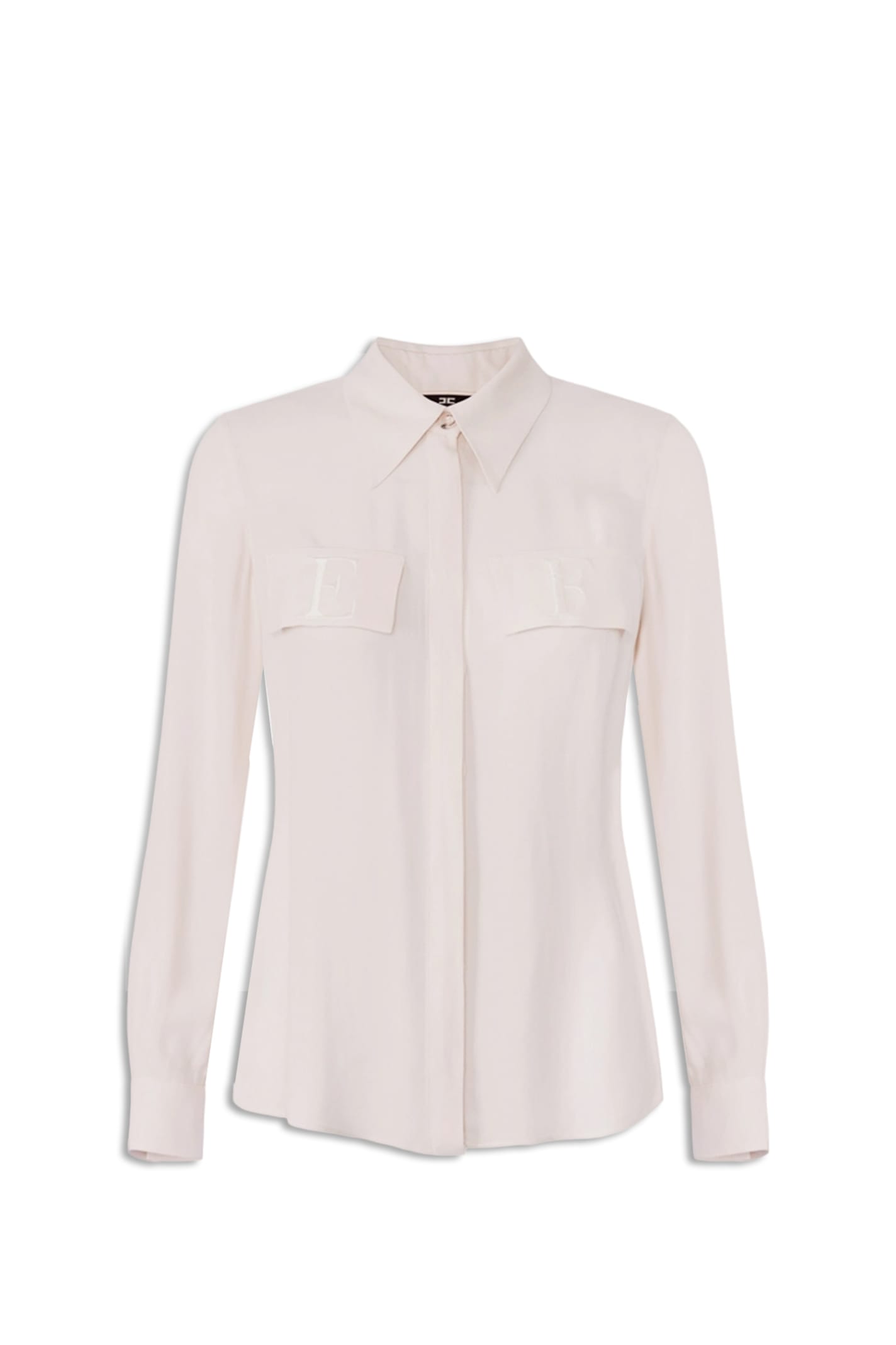 Shop Elisabetta Franchi Shirt In White