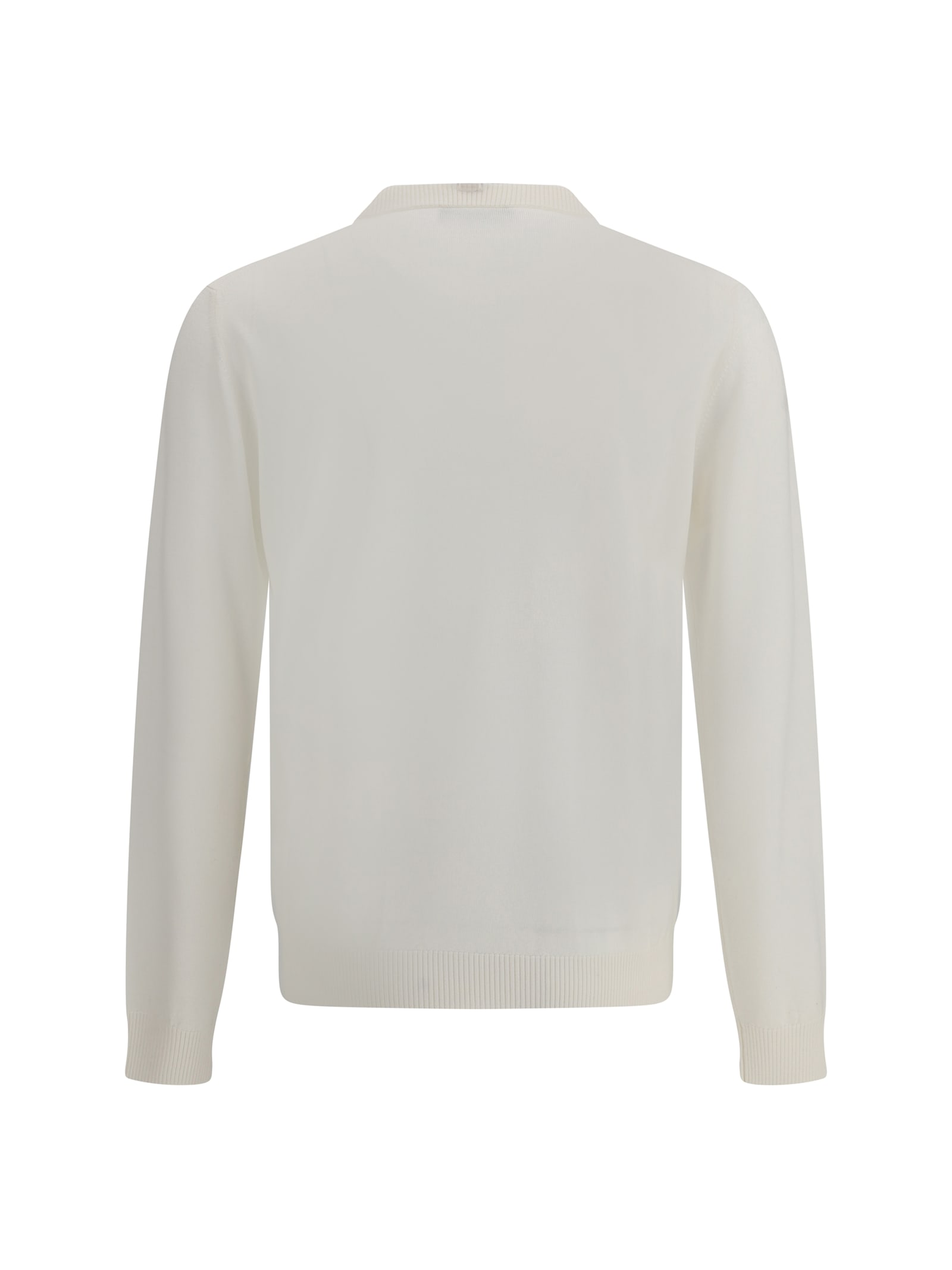 Fendi White Virgin Wool Sweater