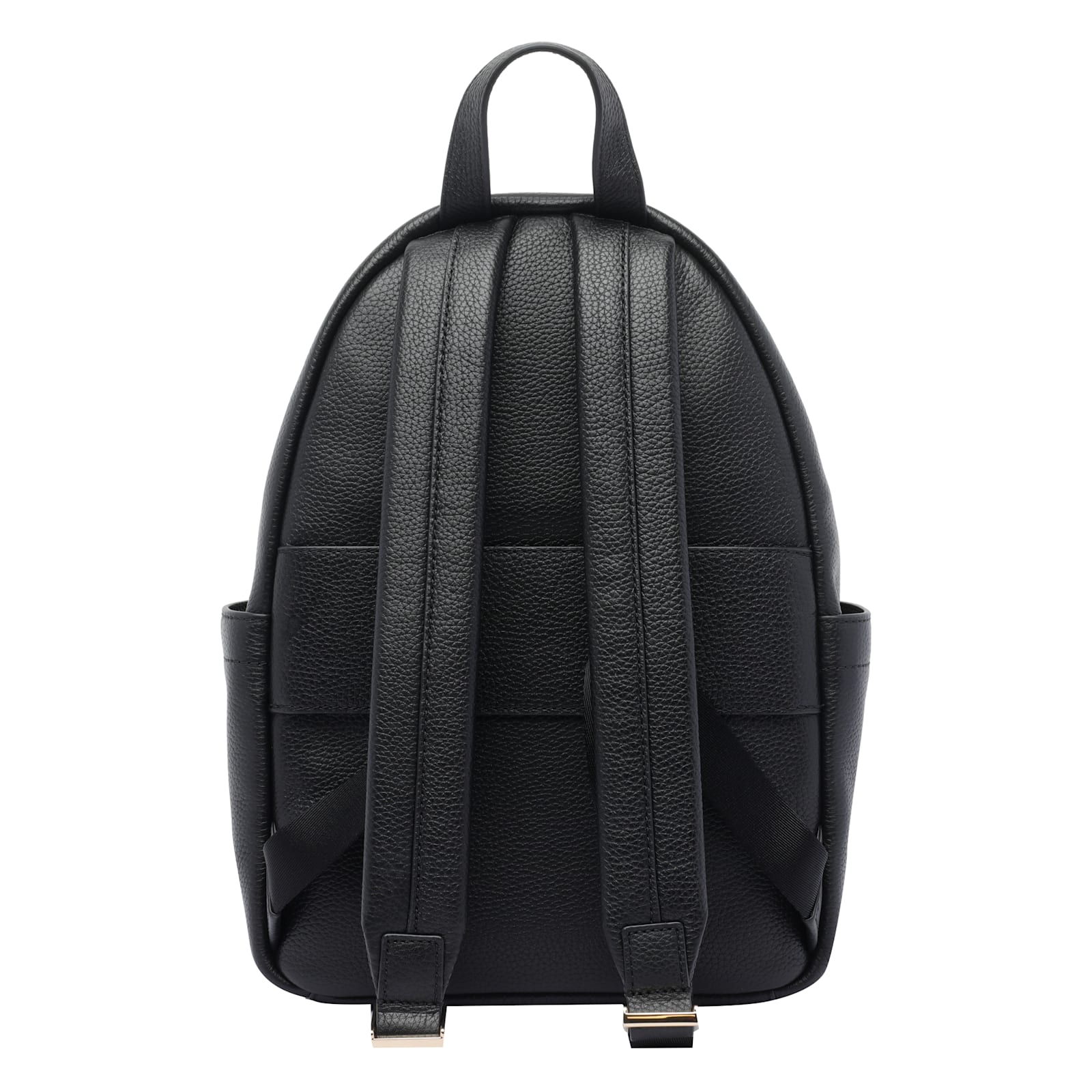 Michael Michael Kors Tanner Medium Backpack In Black Hammered Leather In Black