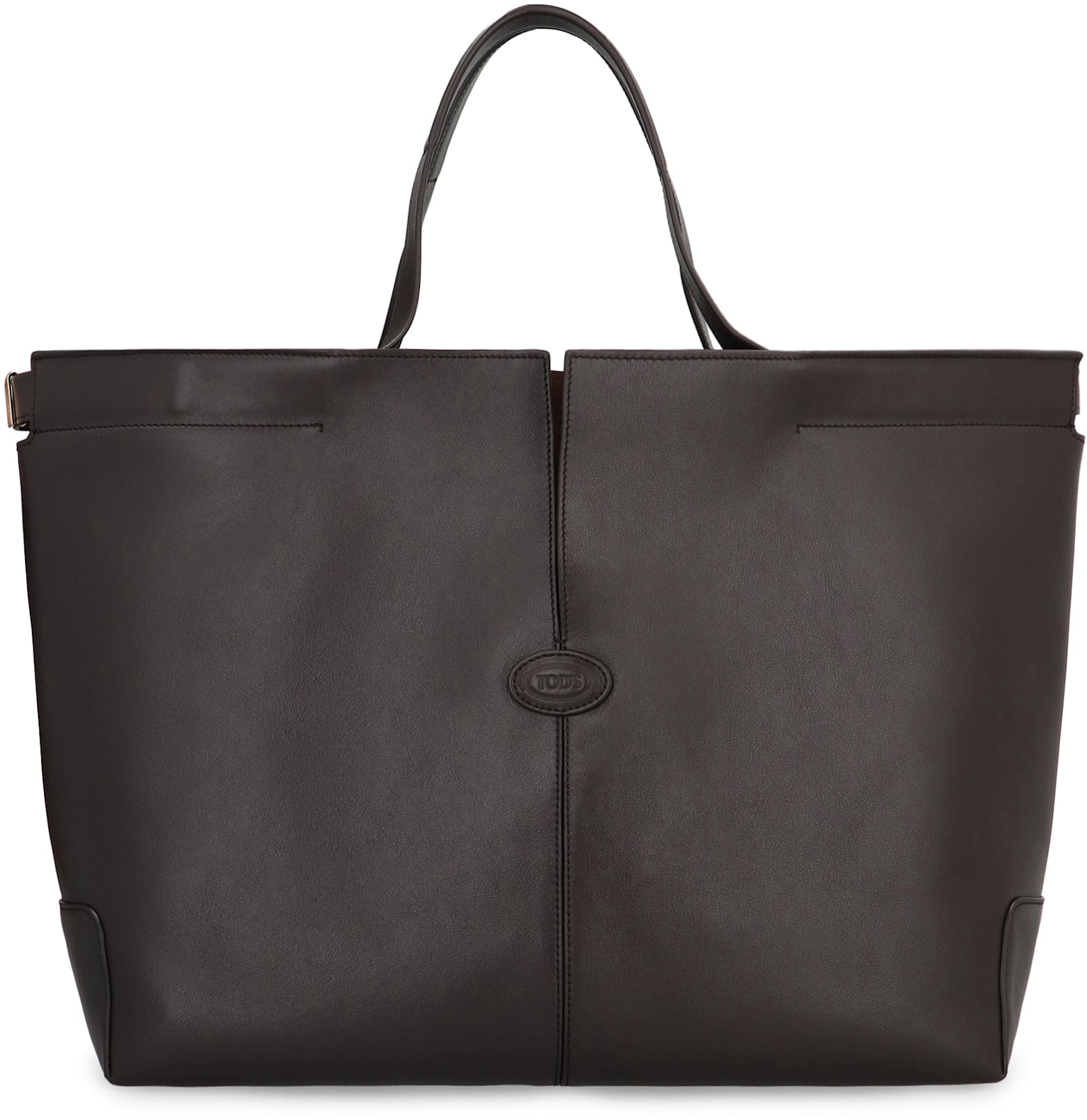 TOD'S FOLIO LEATHER TOTE 