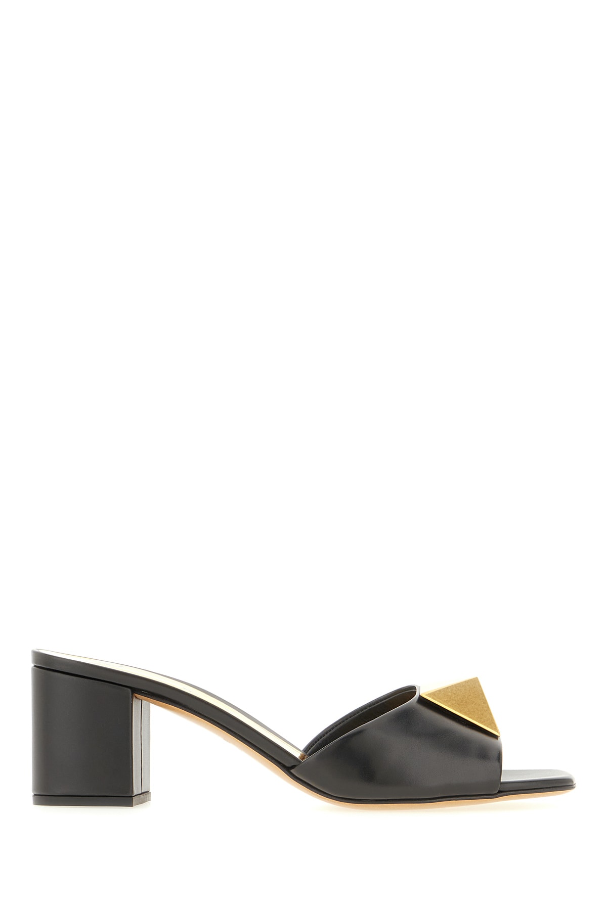 Valentino Garavani Black Leather Mules