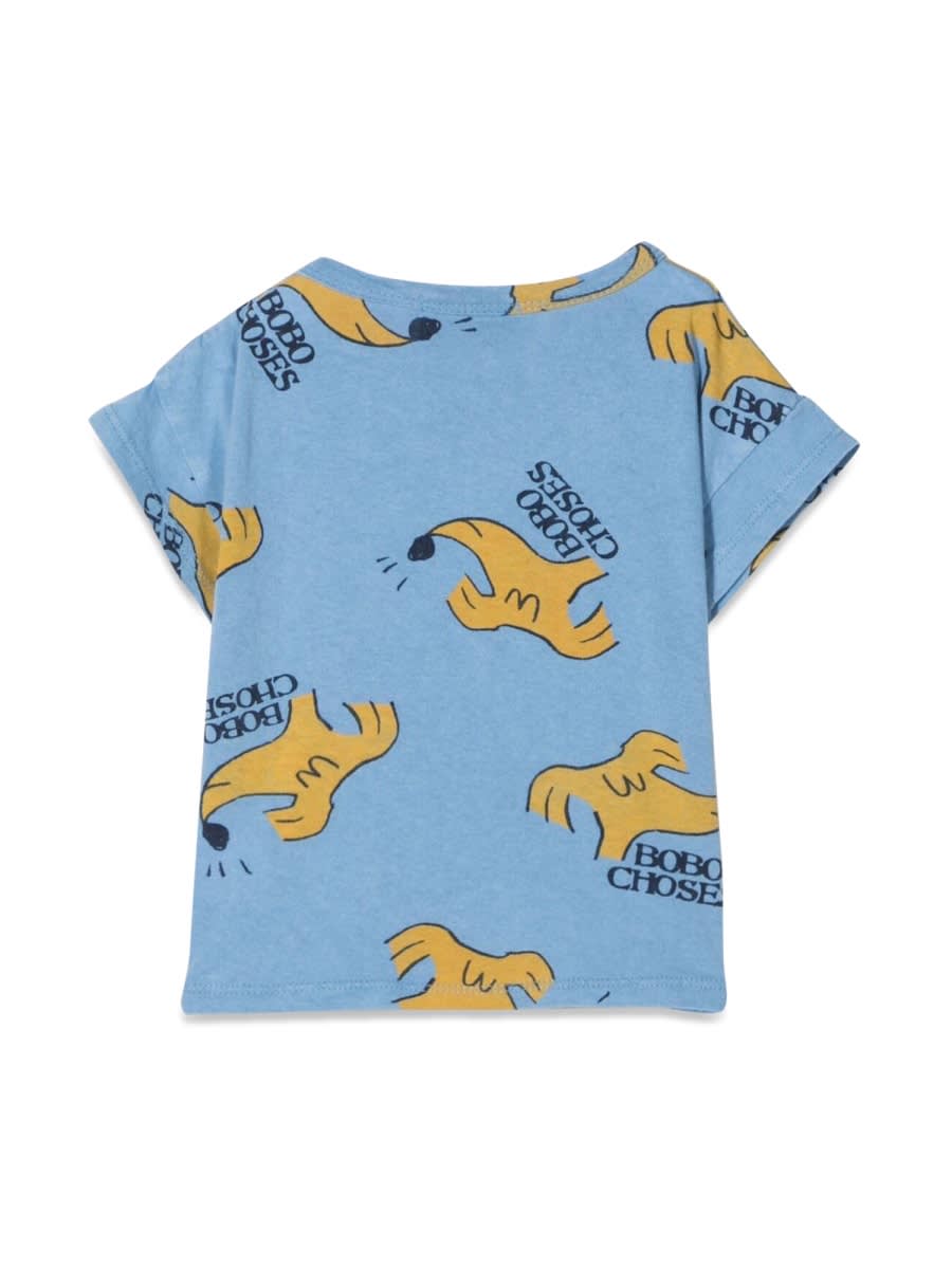 Shop Bobo Choses Sniffy Dog All Over Short Sleeve T-shirt In Multicolour