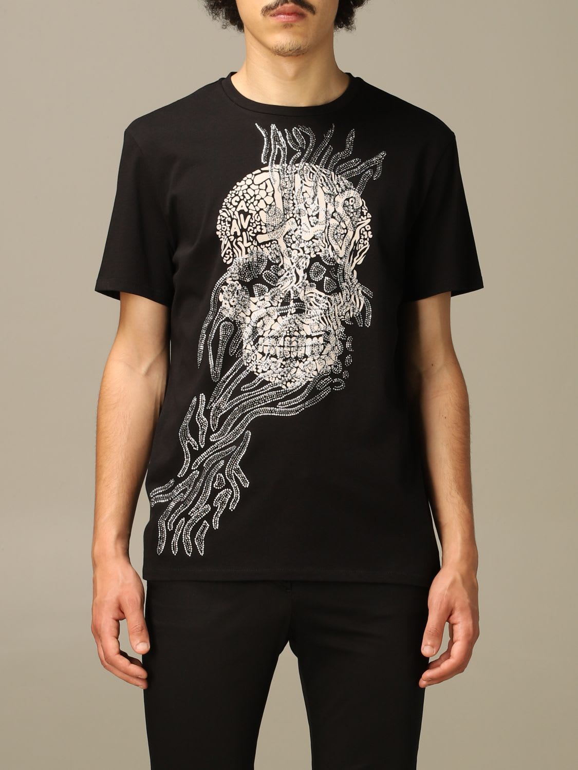 Just CavalliJust Cavalli T-shirt Just Cavalli T-shirt With Skull And ...