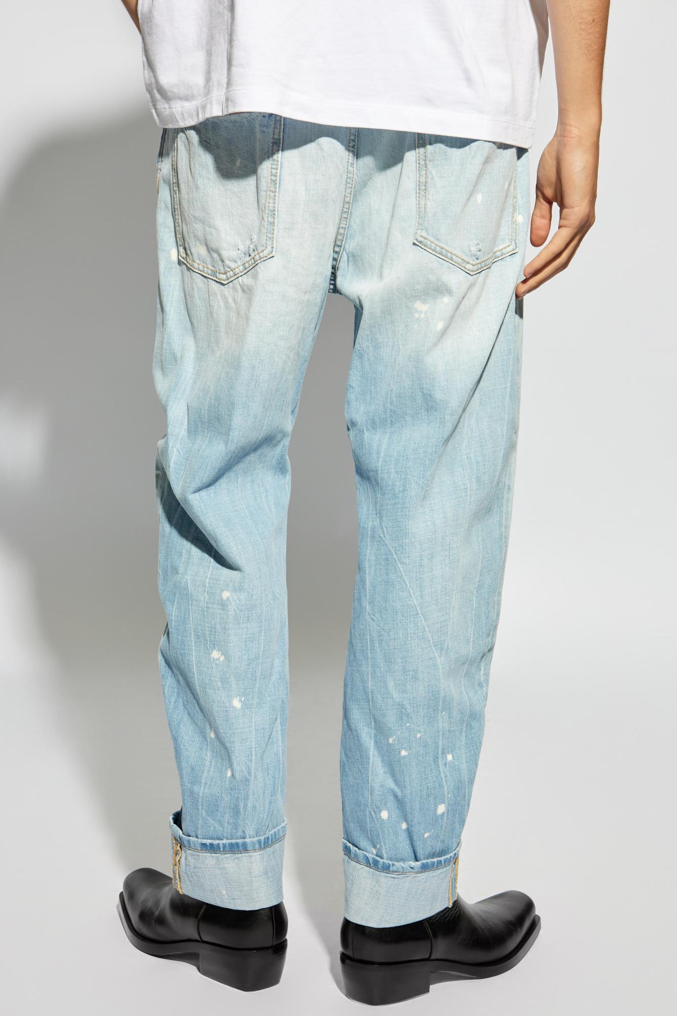 Shop Dsquared2 Jeans Big Brother In Denim