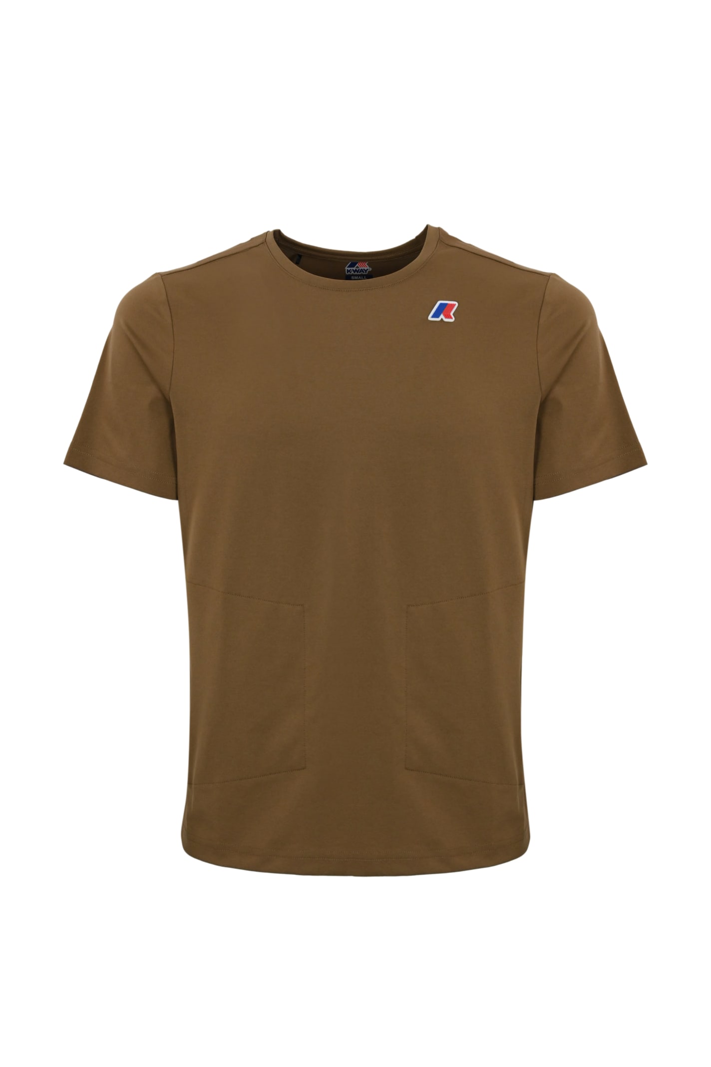 T-shirt With Logo In Technical Fabric