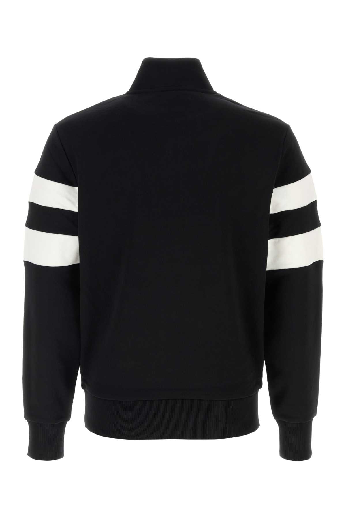 Fred Perry Logo-embroidered Sweatshirt In Black