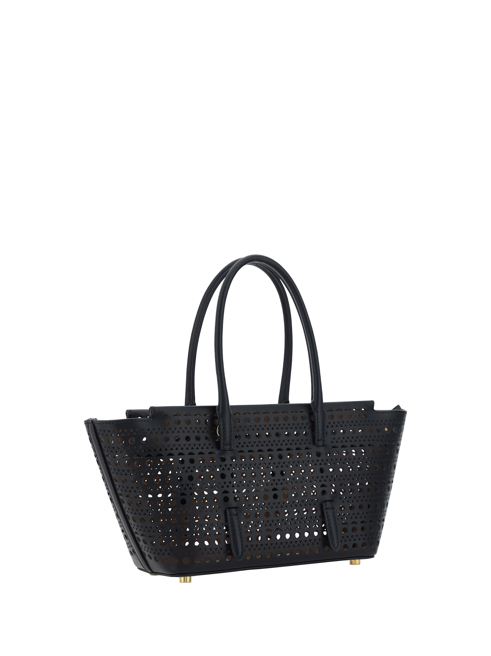 Shop Alaïa New Mina 20 Handbag In Noir