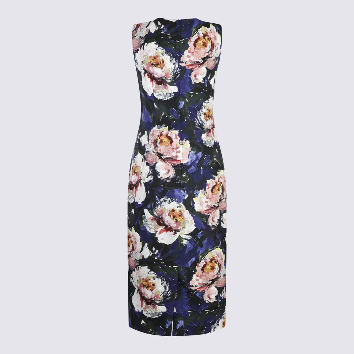 Shop Dolce & Gabbana Multicolour Viscose Blend Dress In Peonie Pitt.f.viola