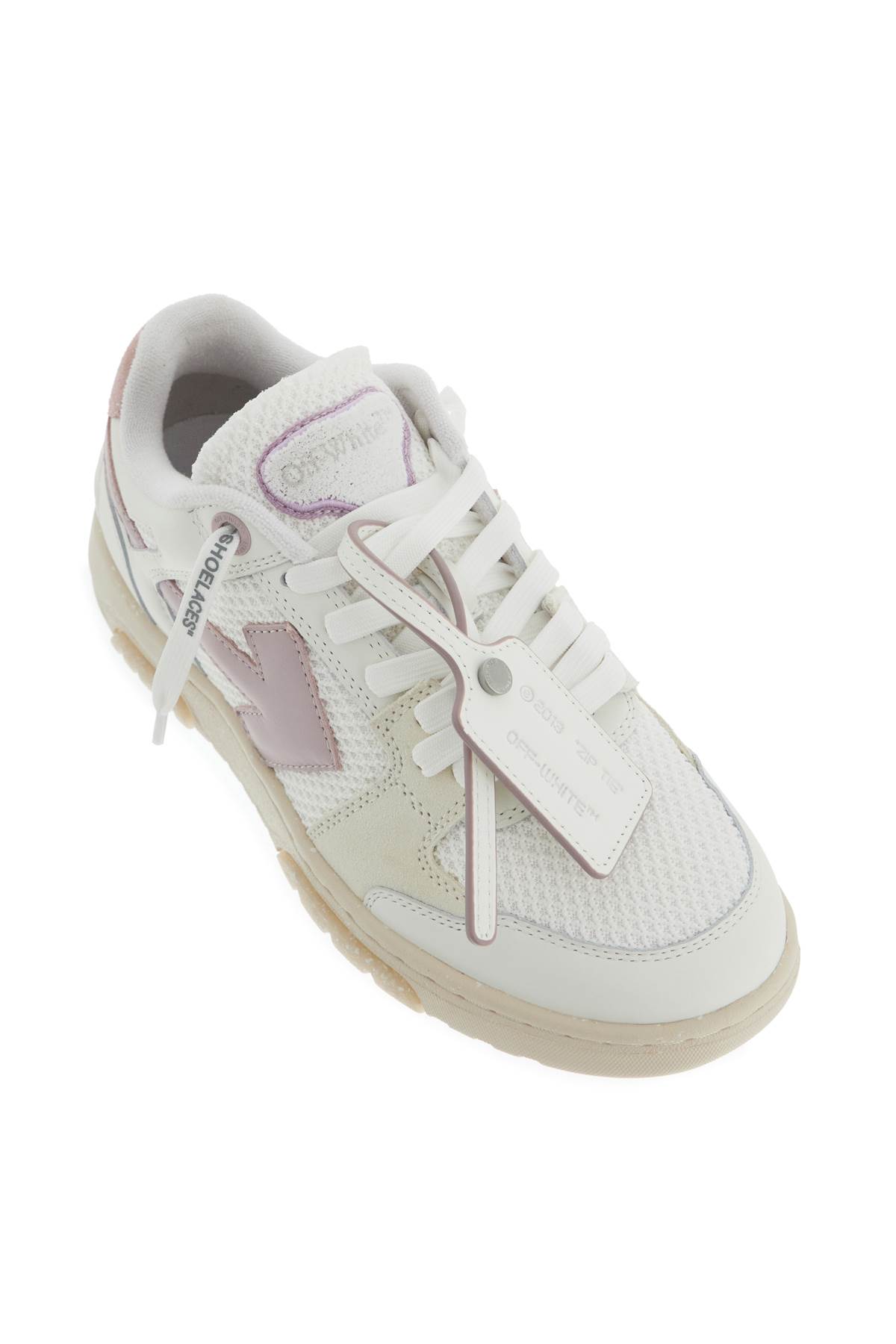 Shop Off-white Slim Out Of Office Sneakers In White - Lilac (white)