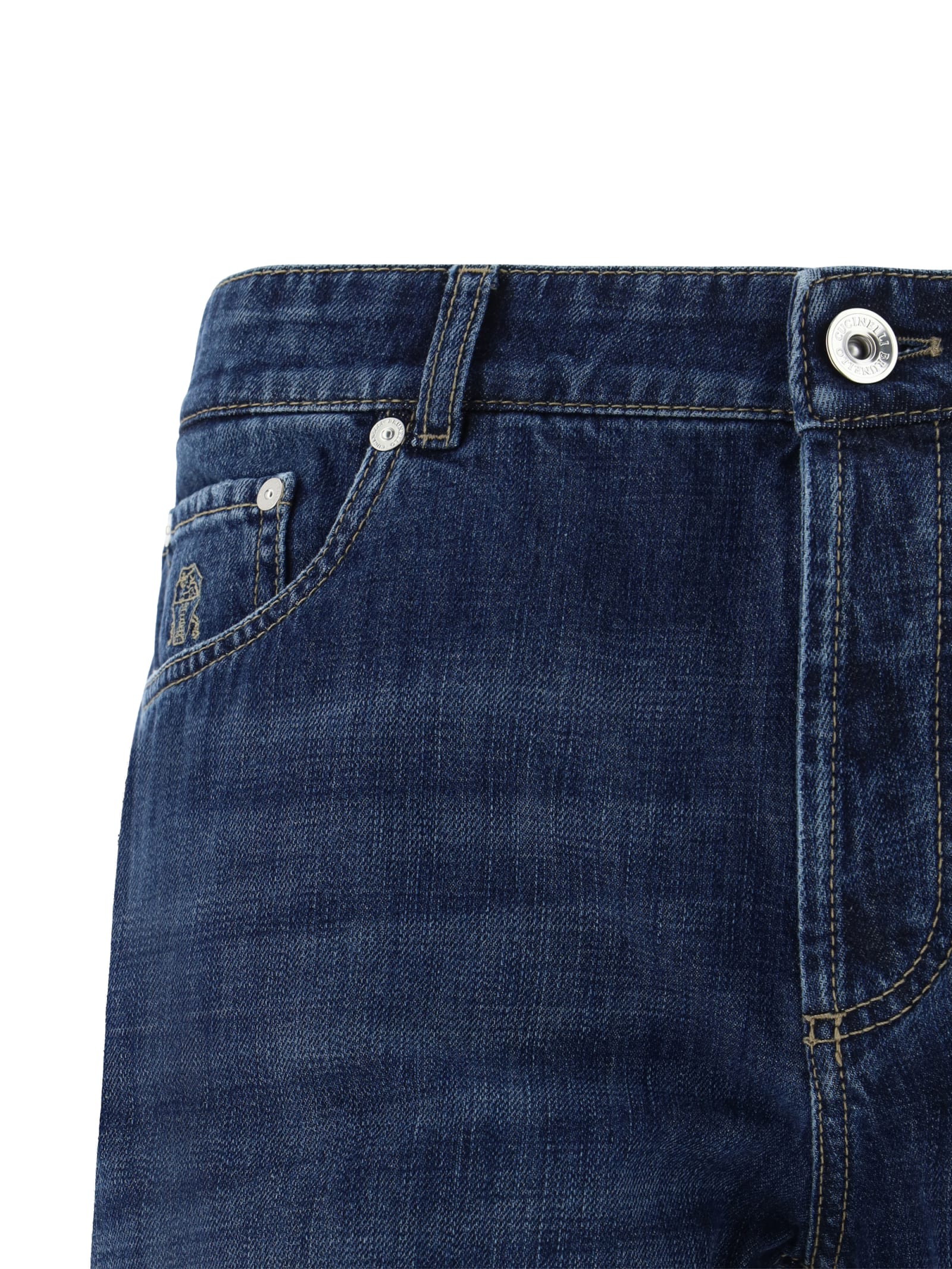 Shop Brunello Cucinelli Jeans In Blue