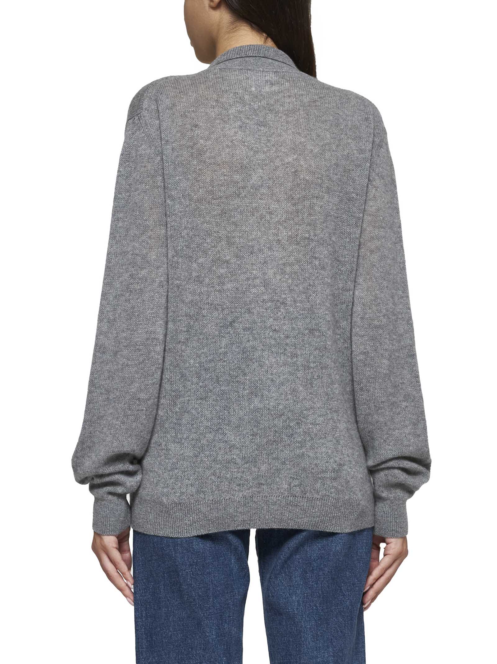 Shop Khaite Sweater In Warm Grey